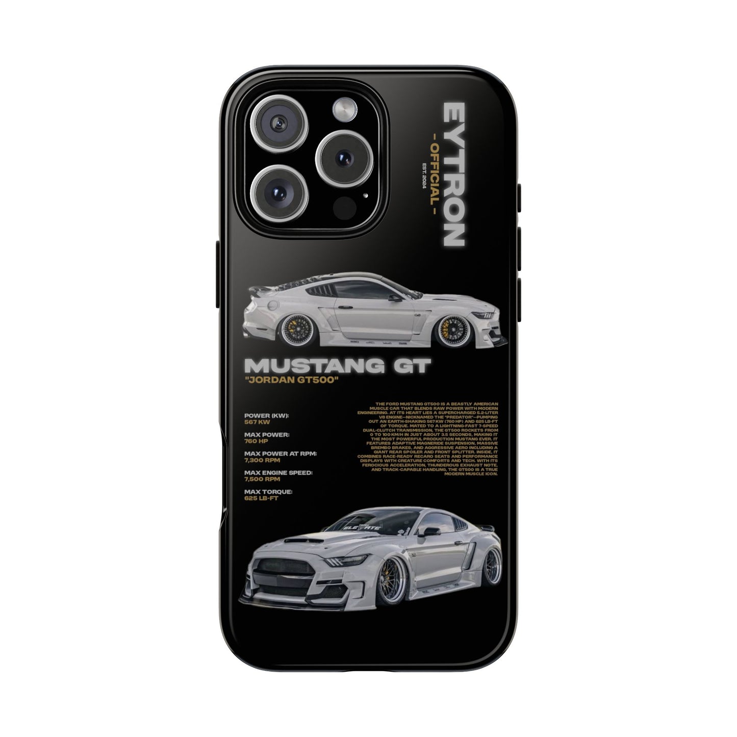 "Jordan GT500" Sturdy Case