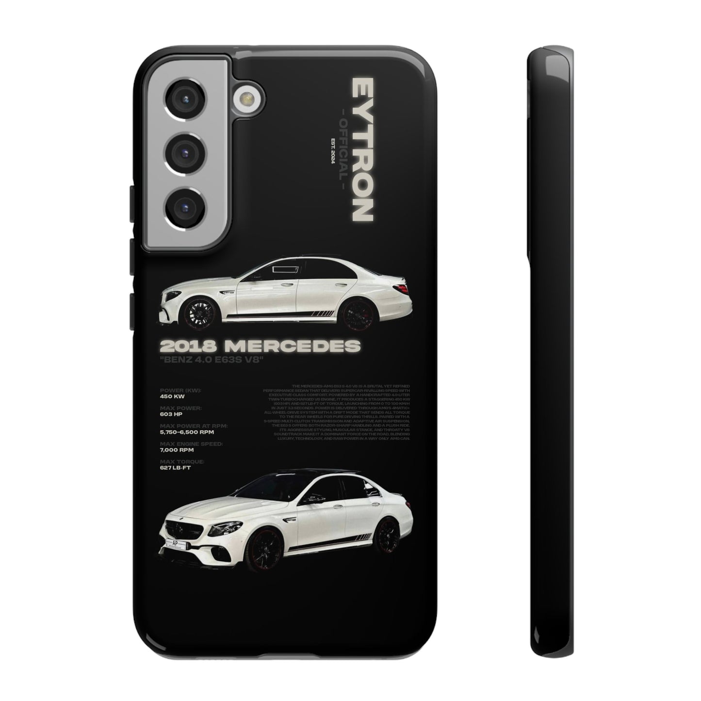 "Benz 4.0 E63S V8" Sturdy Case