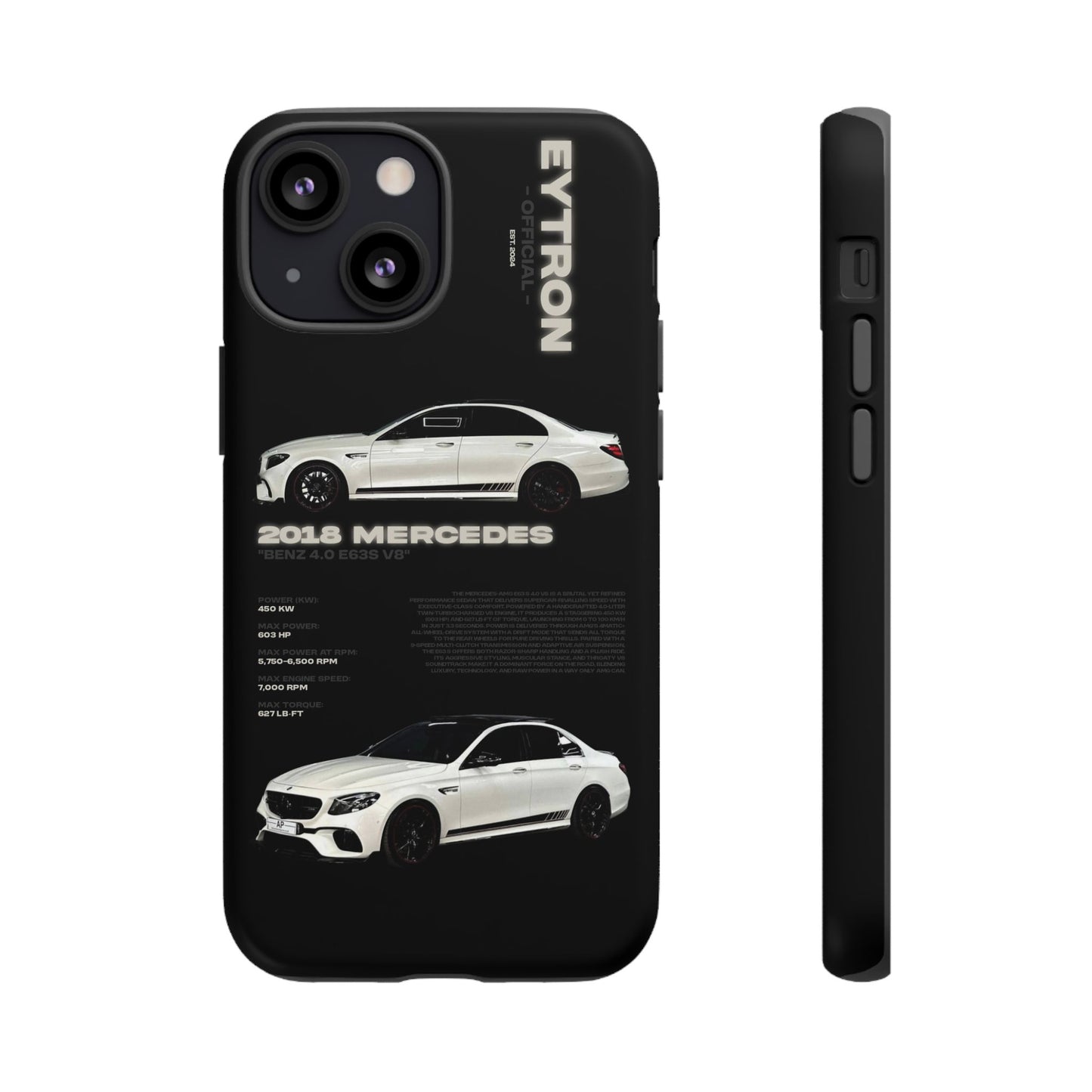 "Benz 4.0 E63S V8" Sturdy Case