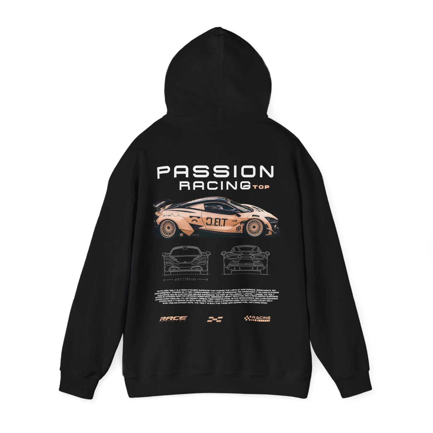 "McLaren 765LT" Premium Hoodie