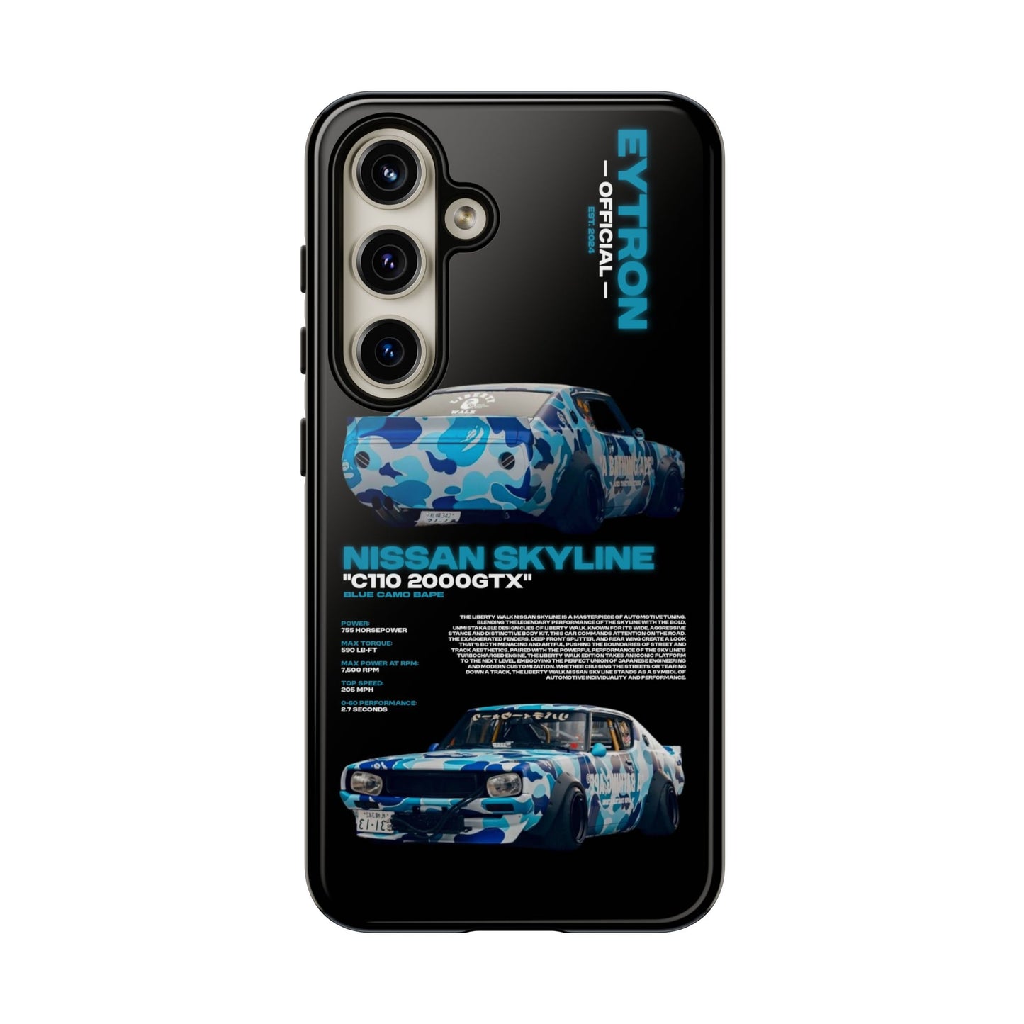 "Blue Camo Bape" Sturdy Case