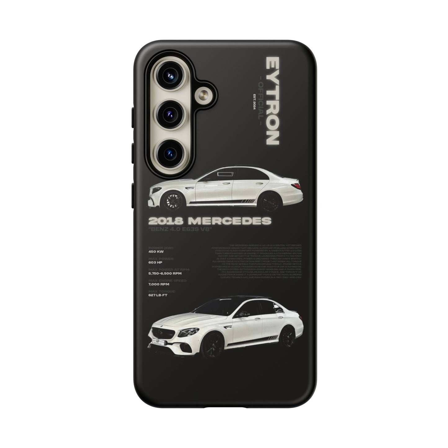 "Benz 4.0 E63S V8" Sturdy Case