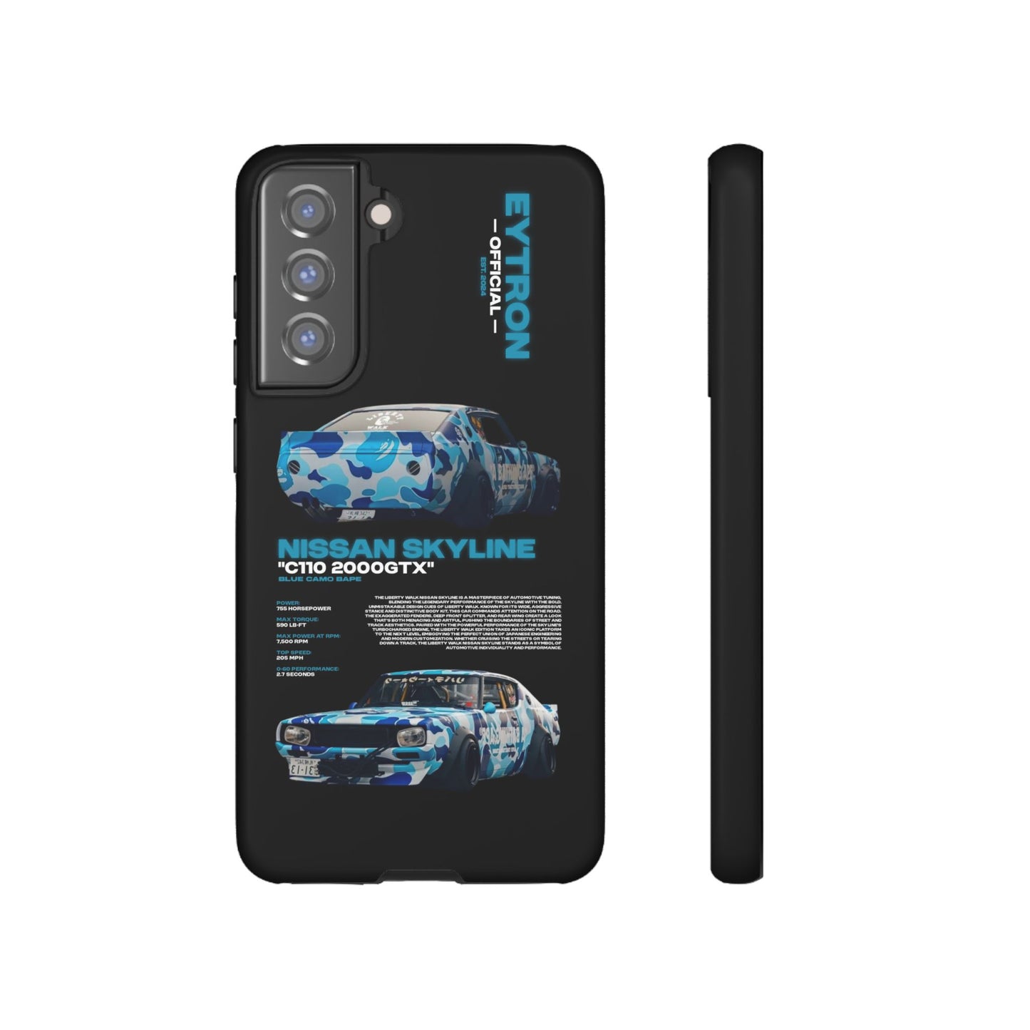 "Blue Camo Bape" Sturdy Case
