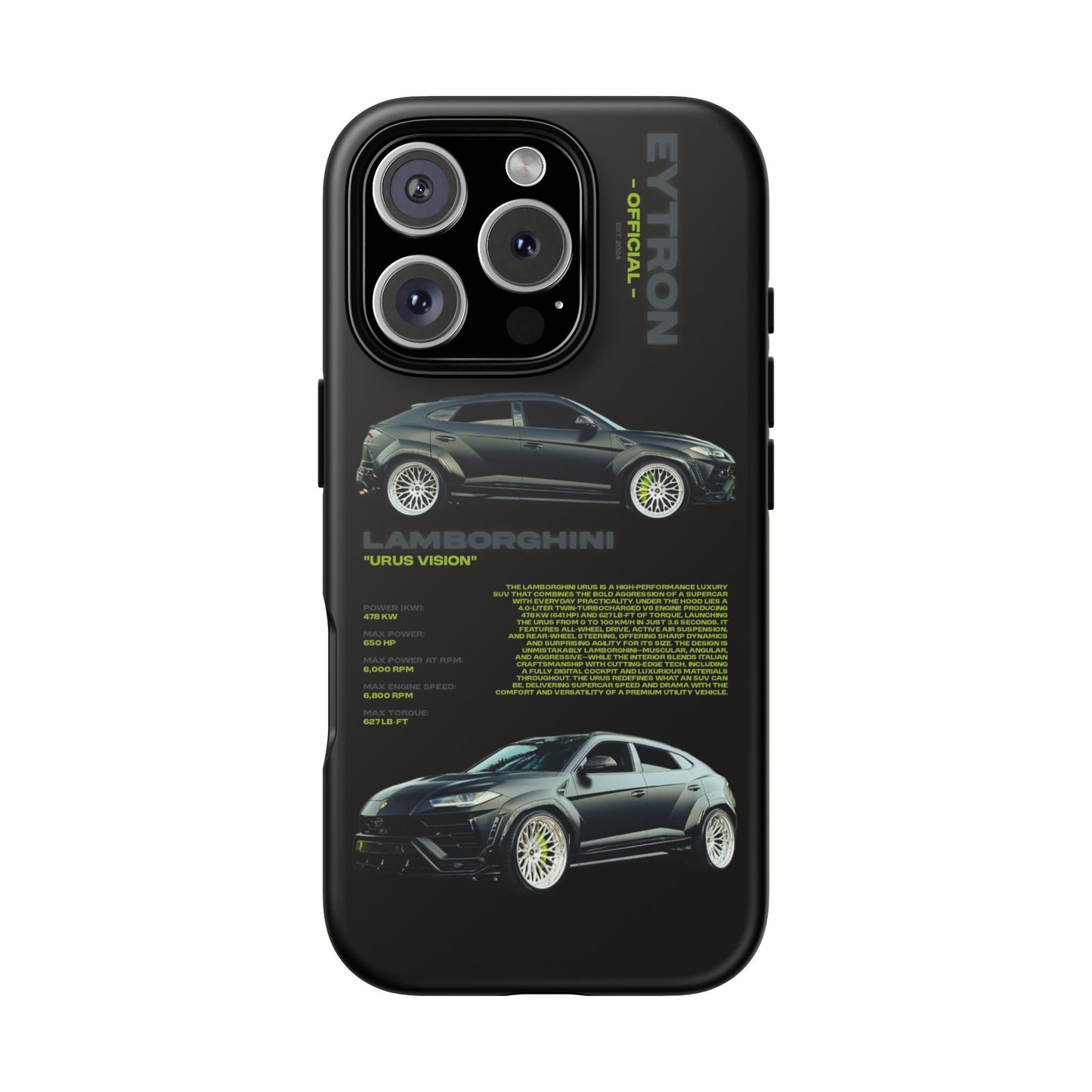 "Urus Vision" Sturdy Case