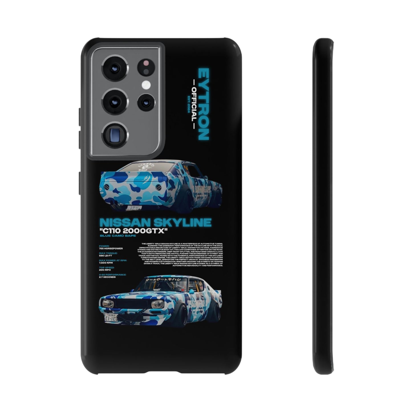 "Blue Camo Bape" Sturdy Case