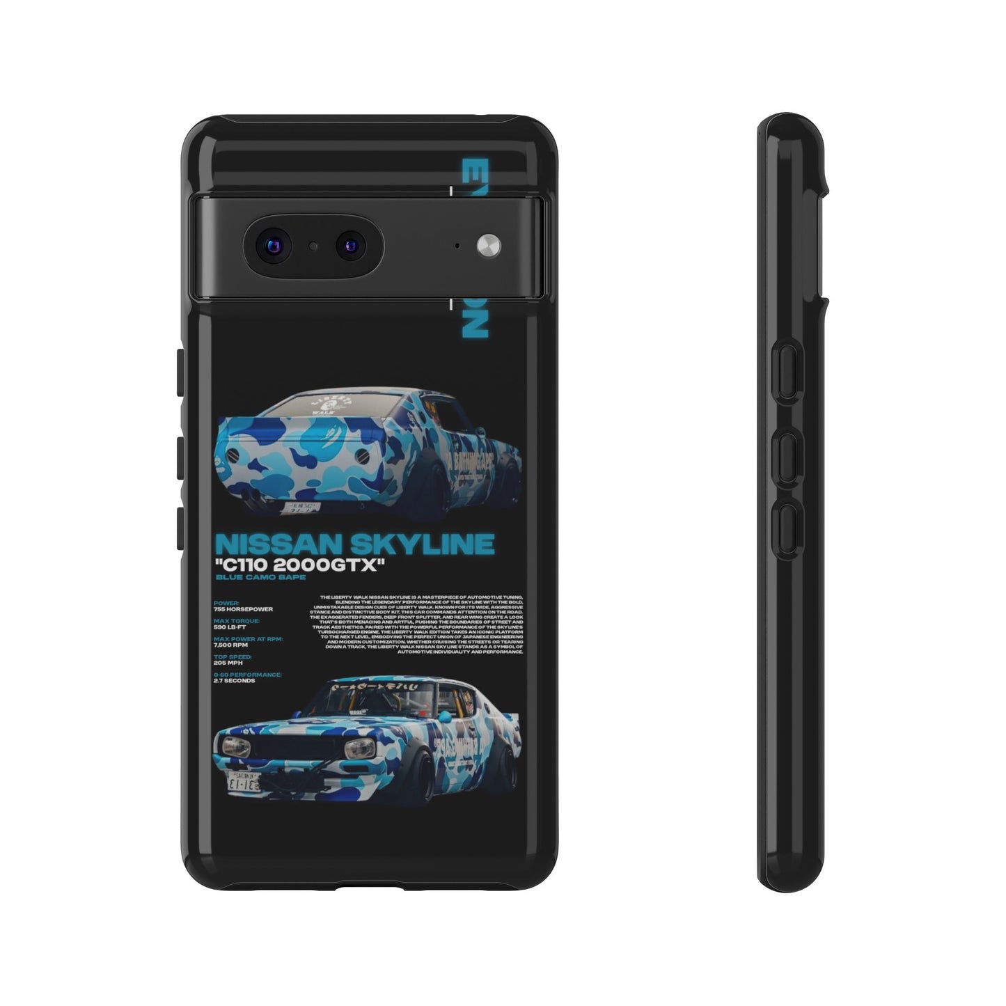 "Blue Camo Bape" Sturdy Case