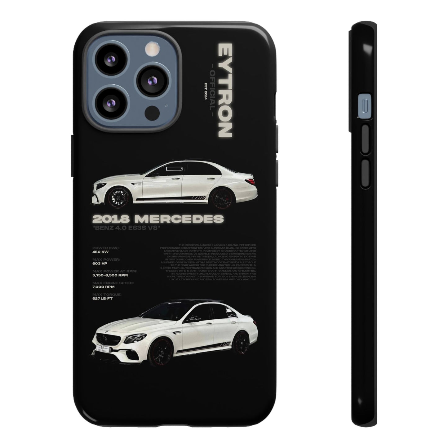 "Benz 4.0 E63S V8" Sturdy Case