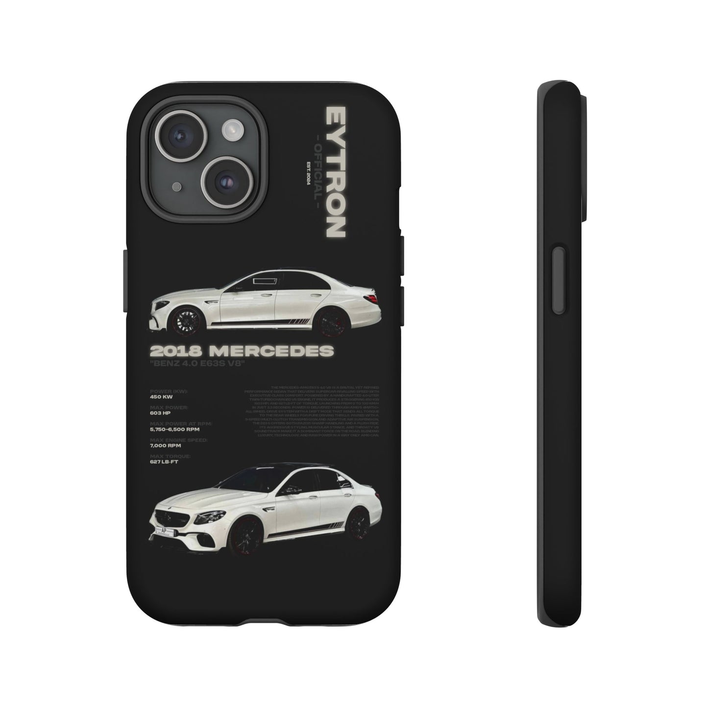 "Benz 4.0 E63S V8" Sturdy Case