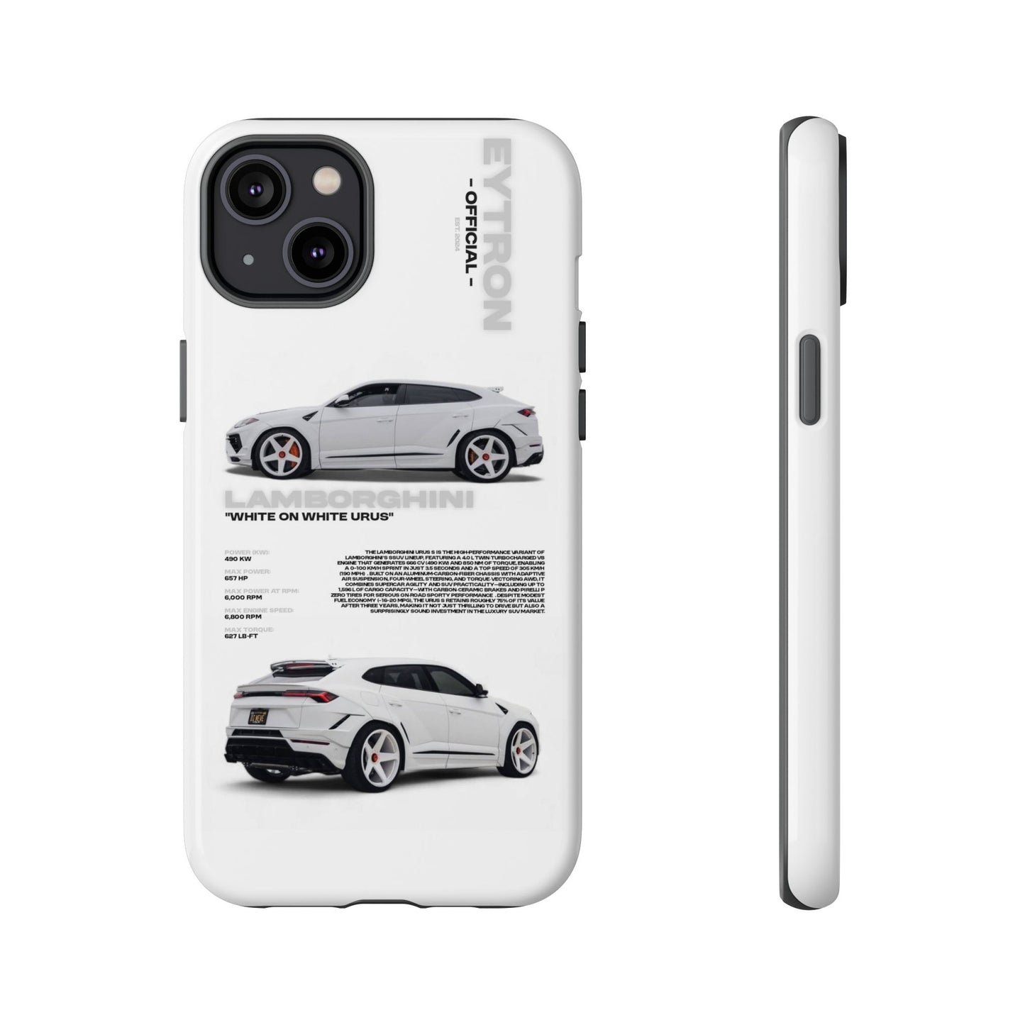 "White On White Urus" Sturdy Case