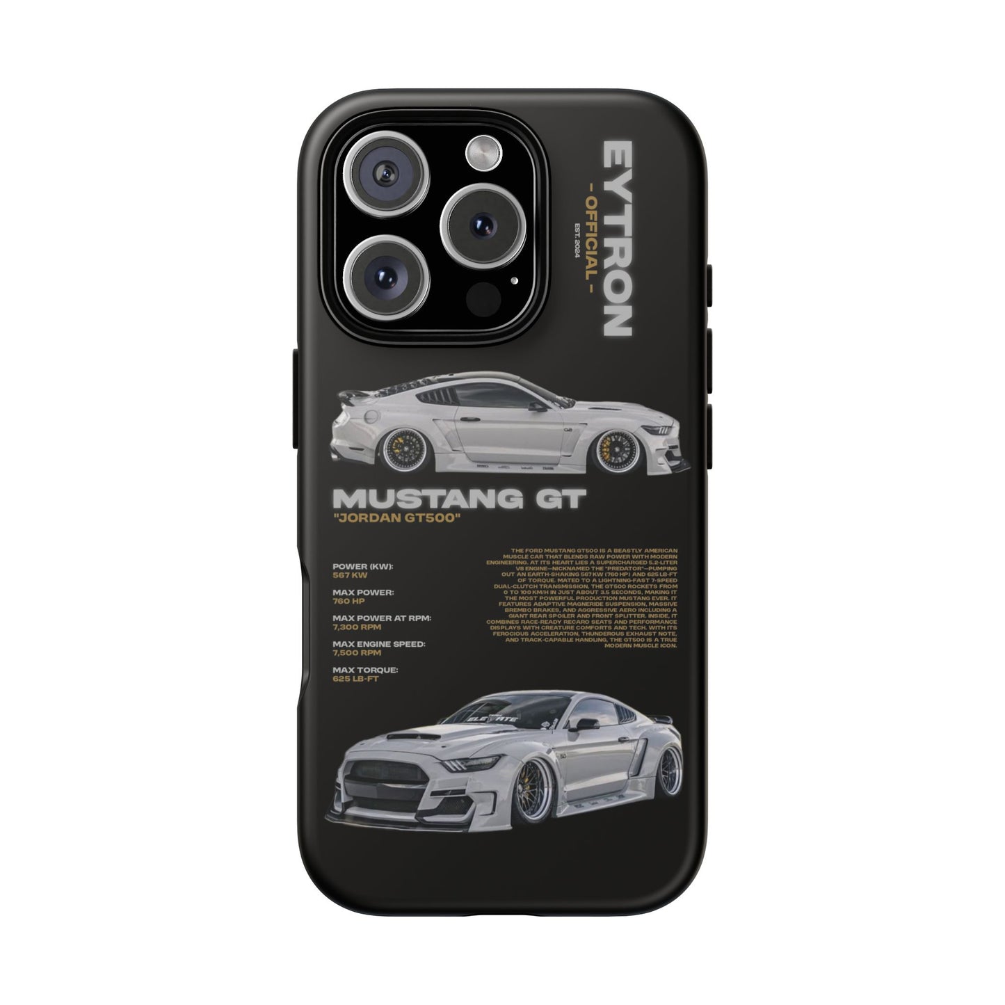 "Jordan GT500" Sturdy Case