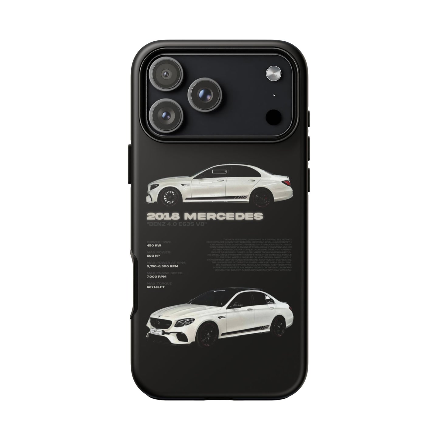 "Benz 4.0 E63S V8" Sturdy Case