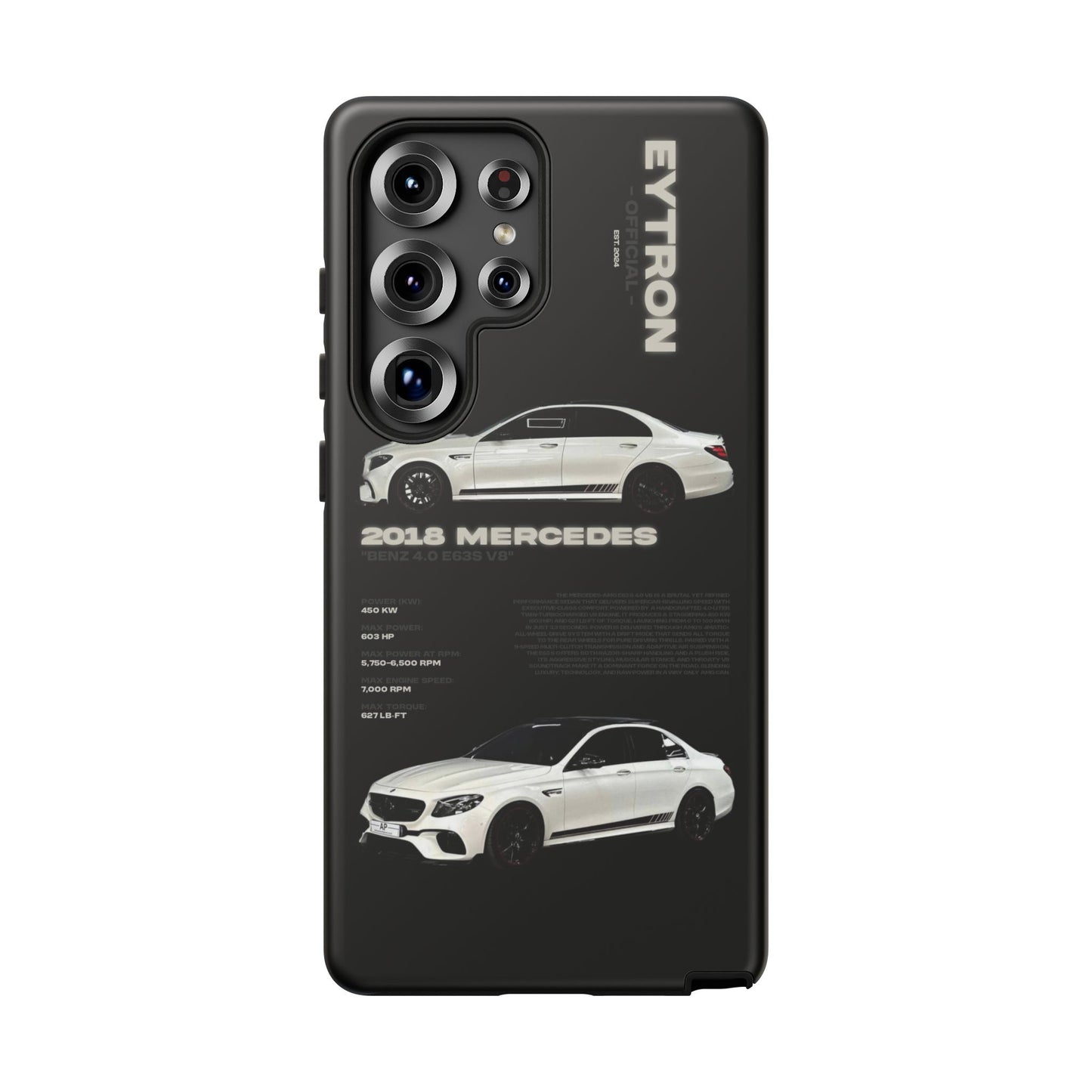 "Benz 4.0 E63S V8" Sturdy Case