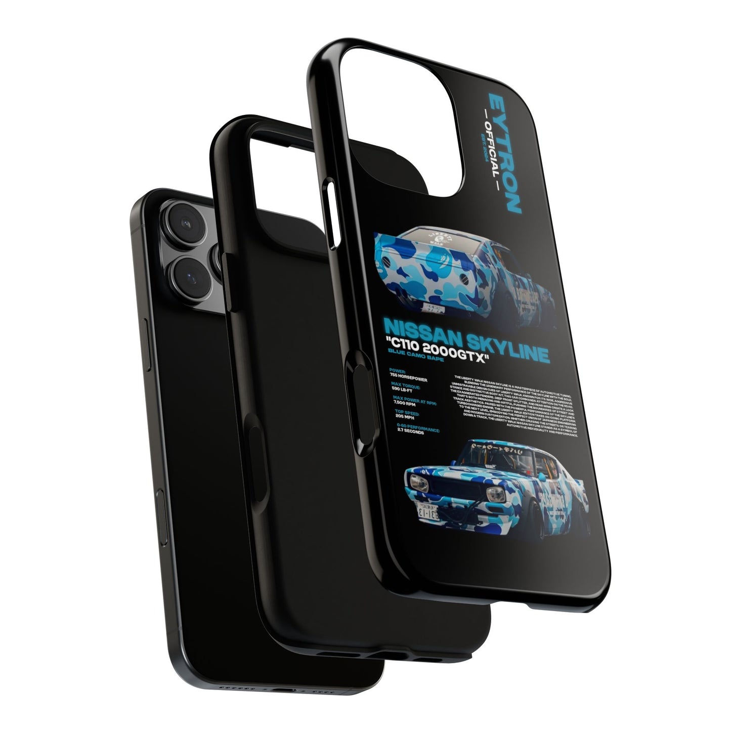 "Blue Camo Bape" Sturdy Case