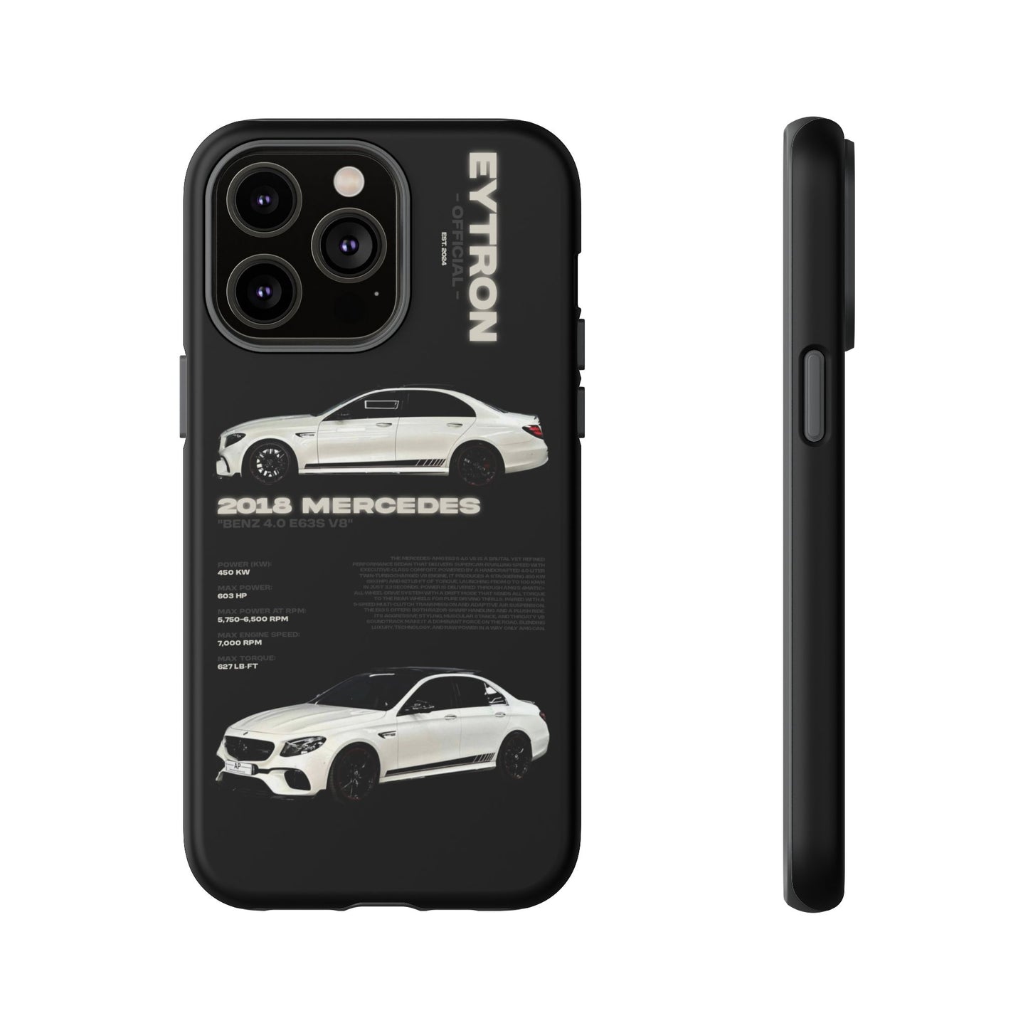 "Benz 4.0 E63S V8" Sturdy Case
