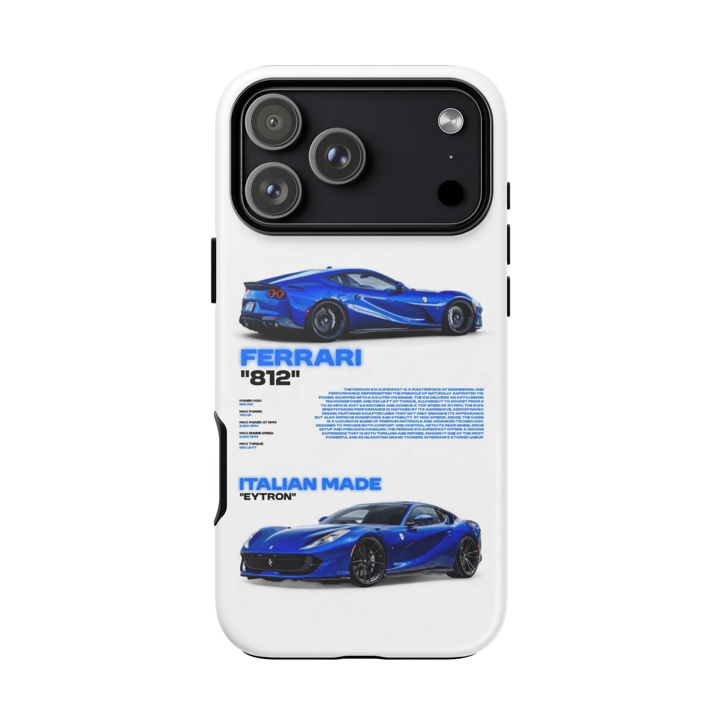 "Blue Thunder" Sturdy Case