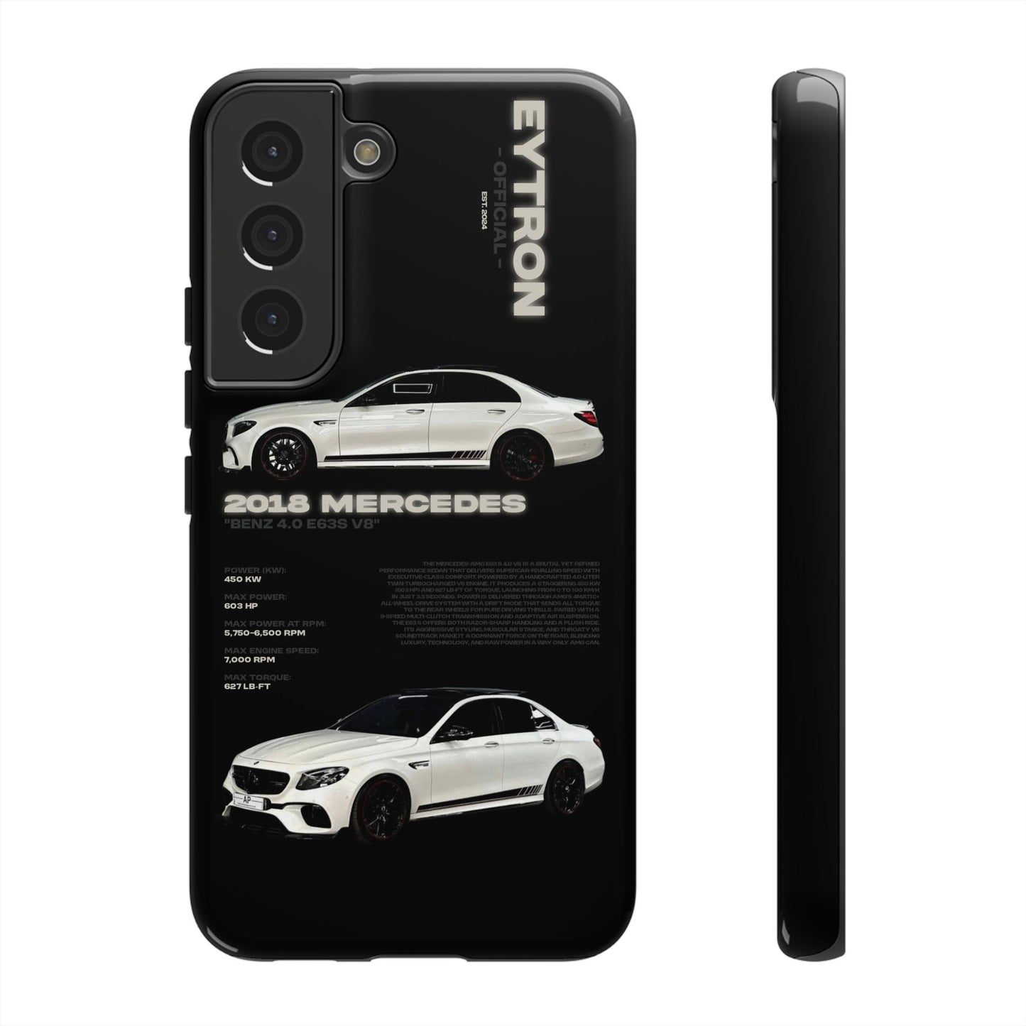 "Benz 4.0 E63S V8" Sturdy Case