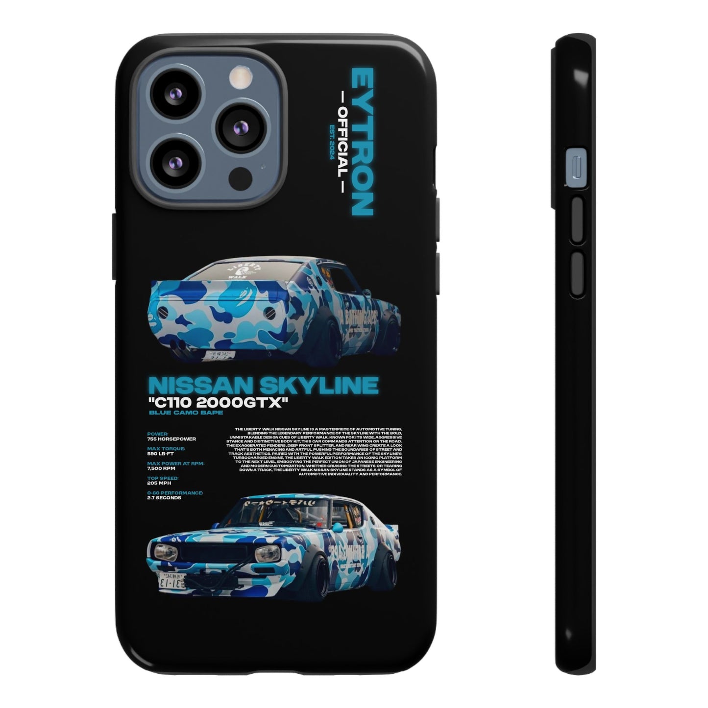"Blue Camo Bape" Sturdy Case