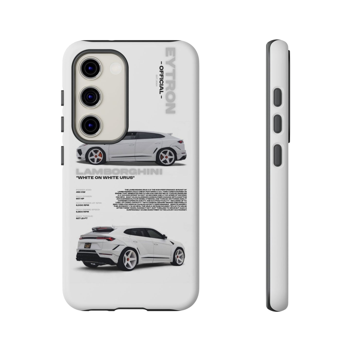 "White On White Urus" Sturdy Case