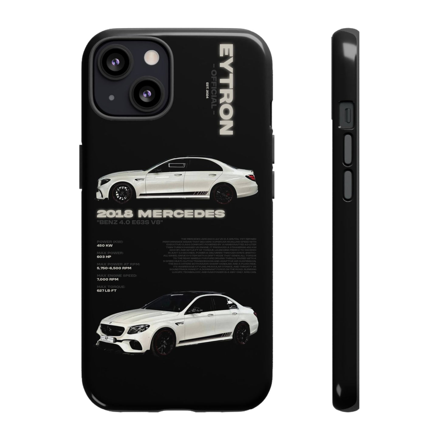 "Benz 4.0 E63S V8" Sturdy Case