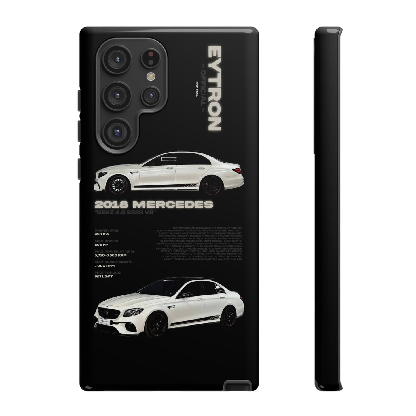 "Benz 4.0 E63S V8" Sturdy Case