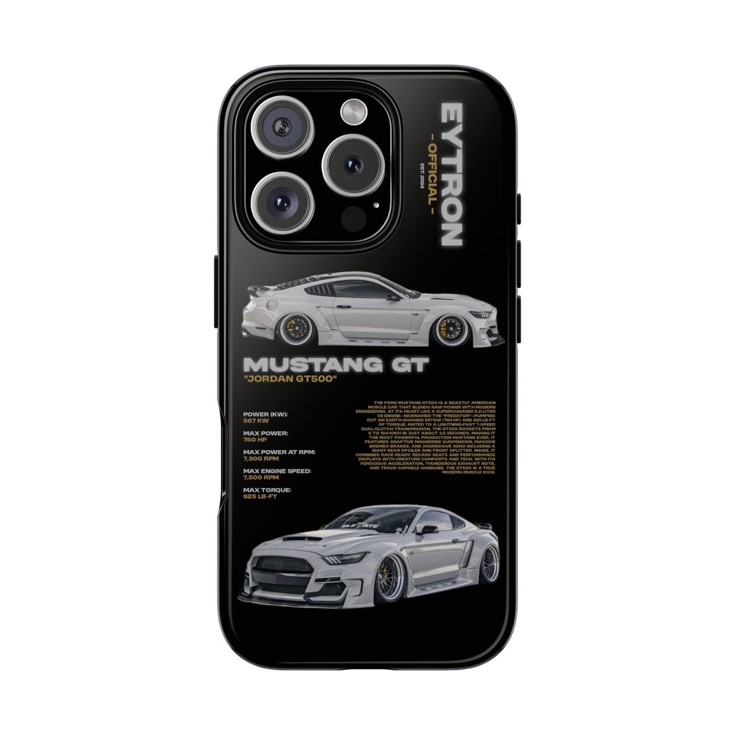"Jordan GT500" Sturdy Case