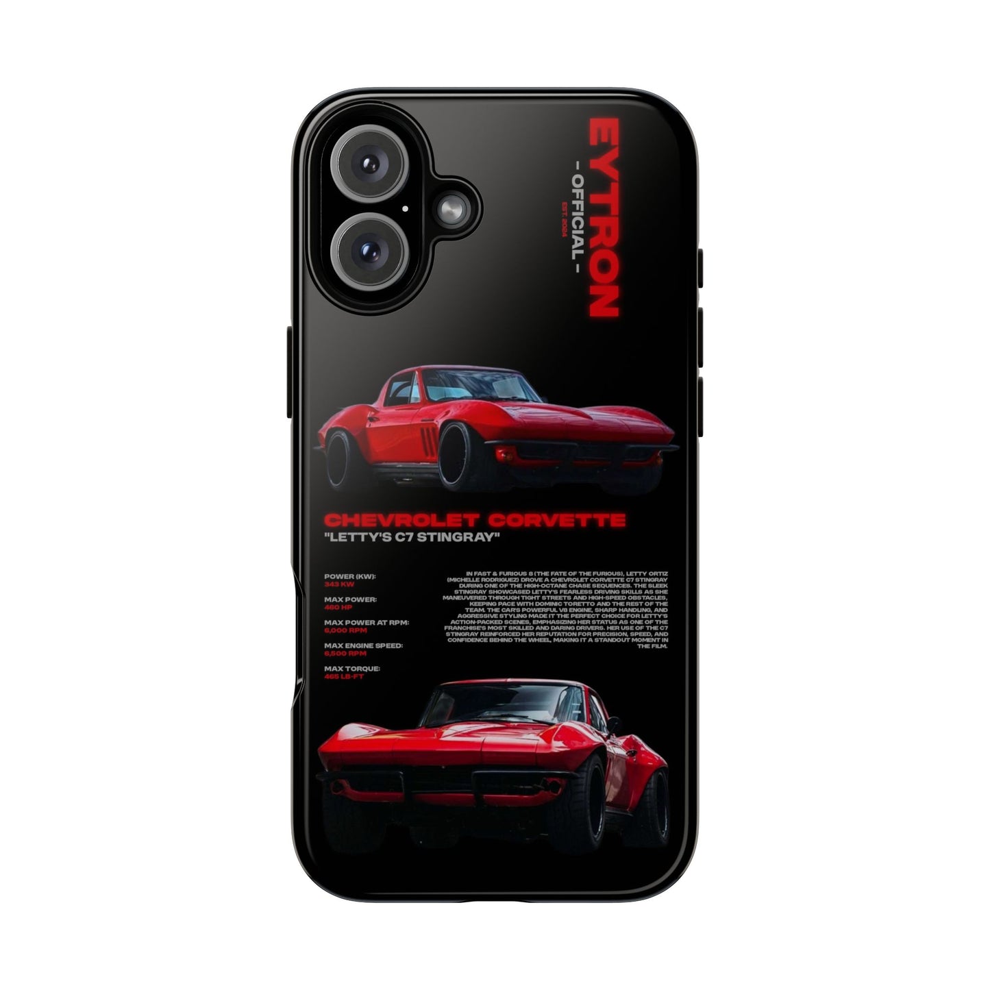 "Letty's C7 Stingray" Sturdy Case