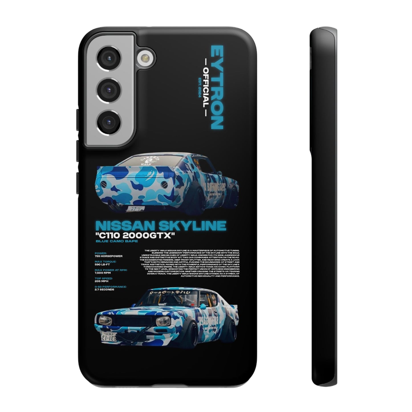 "Blue Camo Bape" Sturdy Case