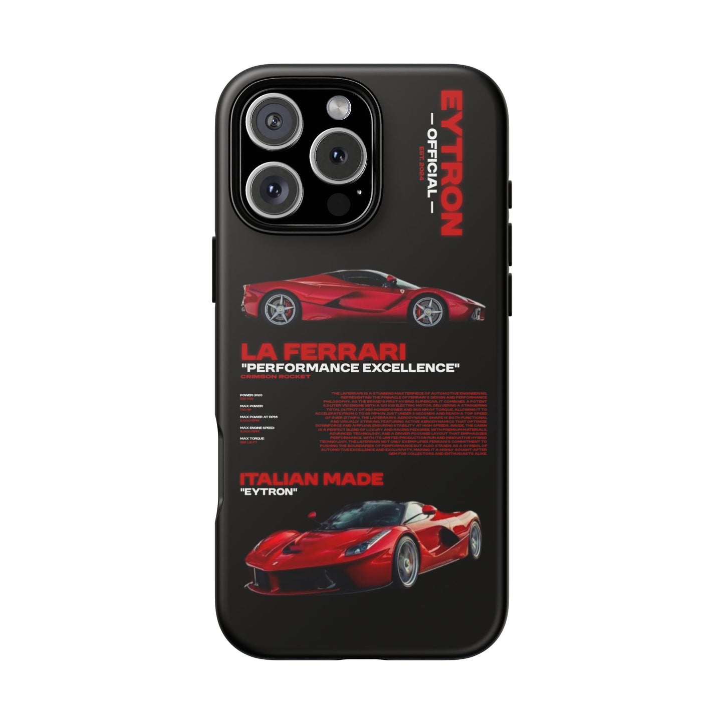 "Crimson Rocket" Sturdy Case