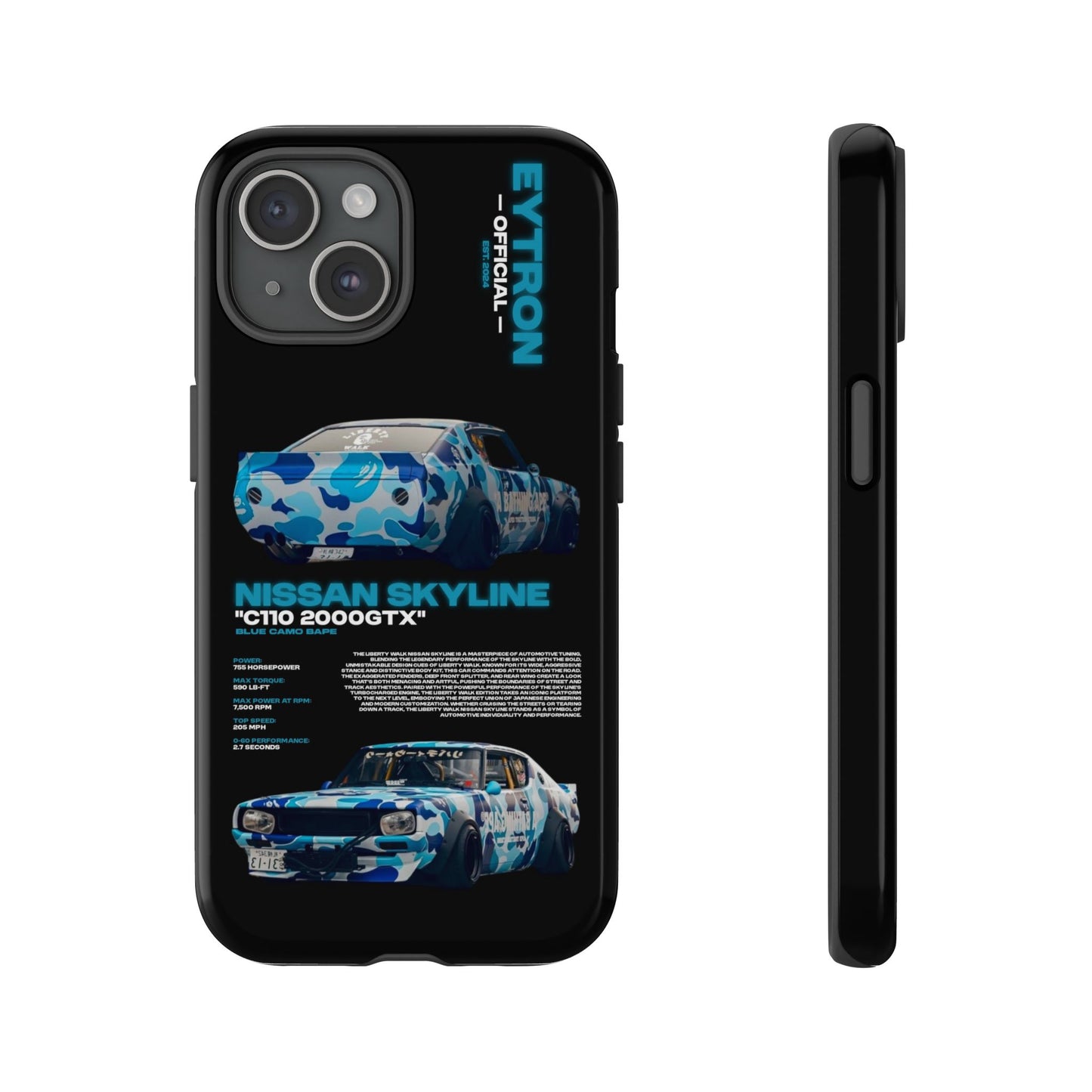 "Blue Camo Bape" Sturdy Case