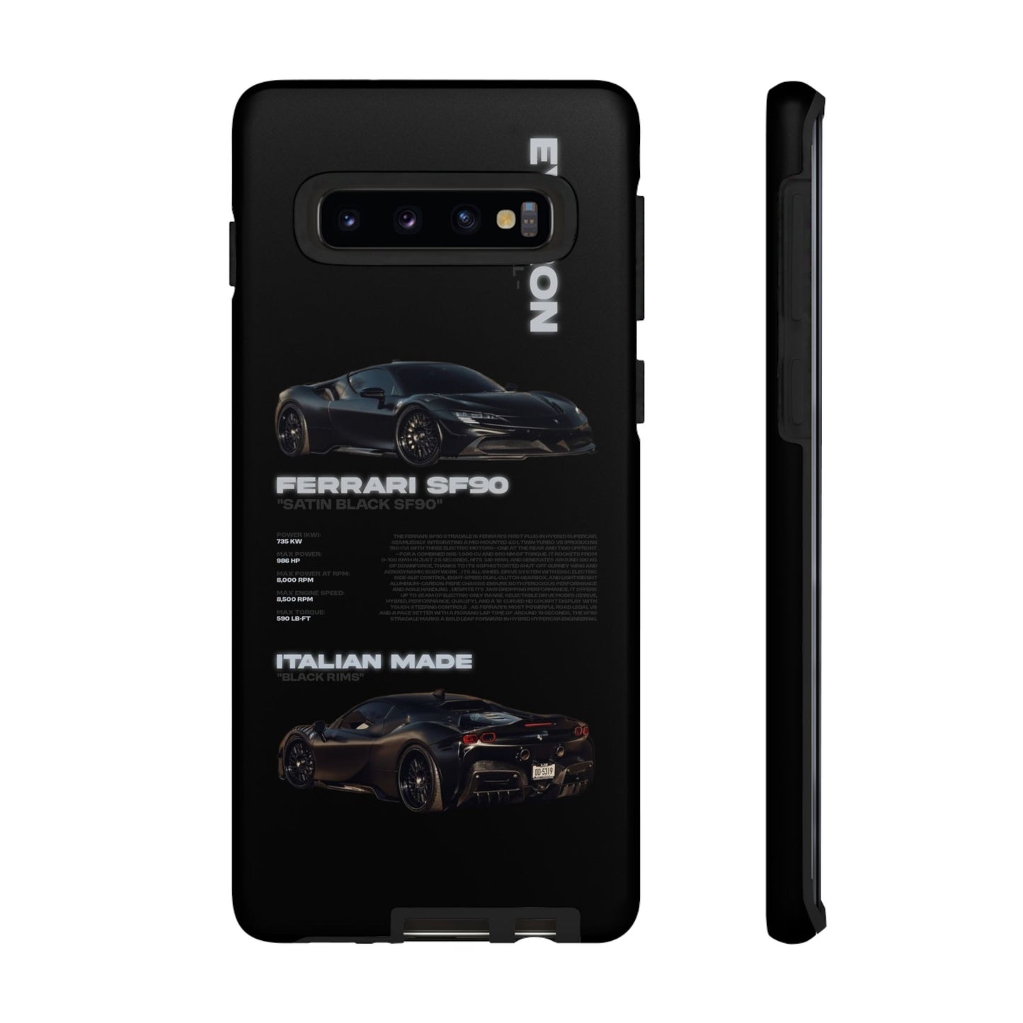 "Satin Black SF90" Sturdy Case