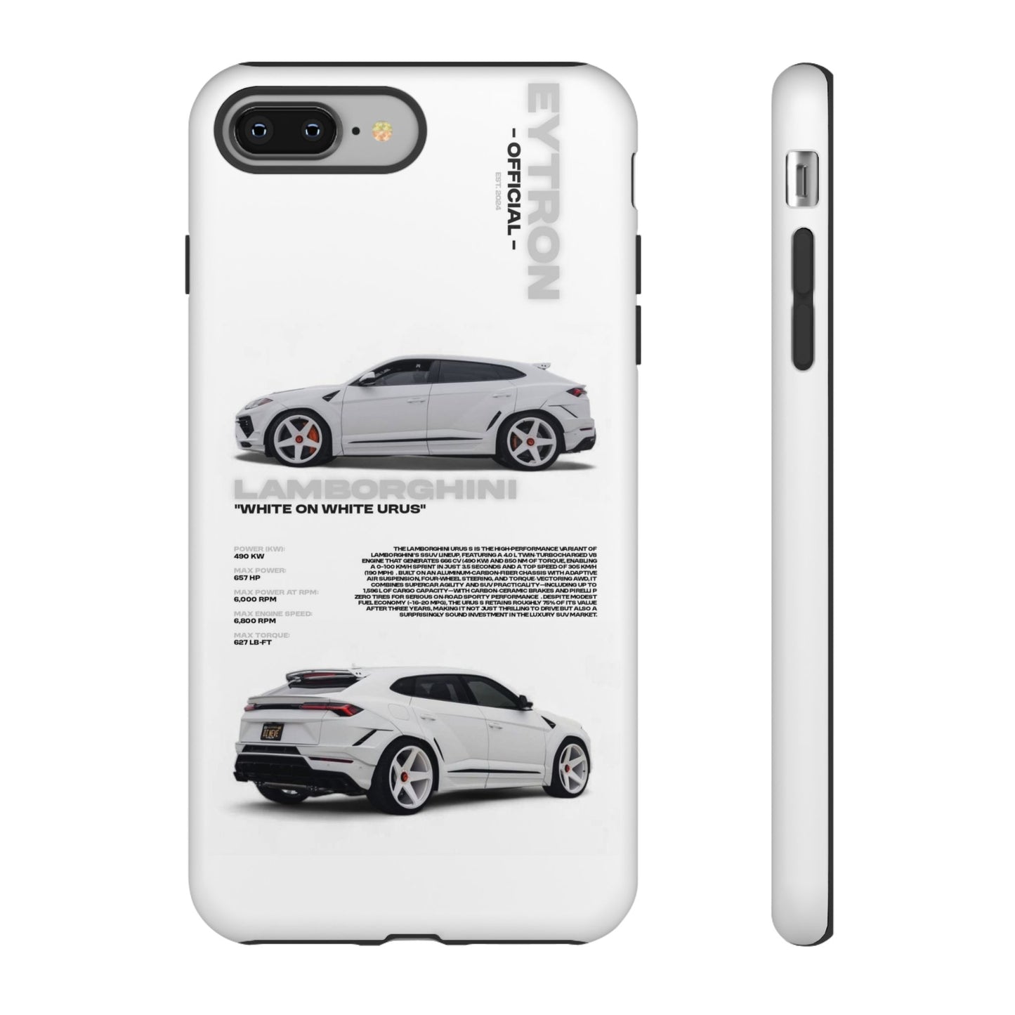 "White On White Urus" Sturdy Case