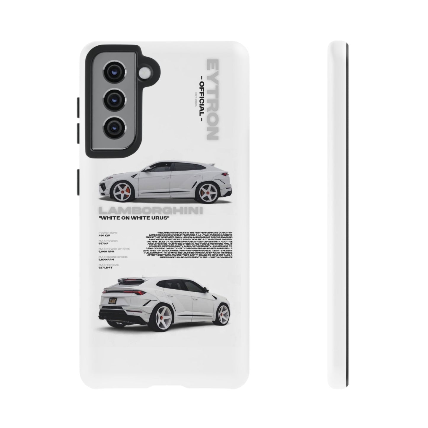 "White On White Urus" Sturdy Case