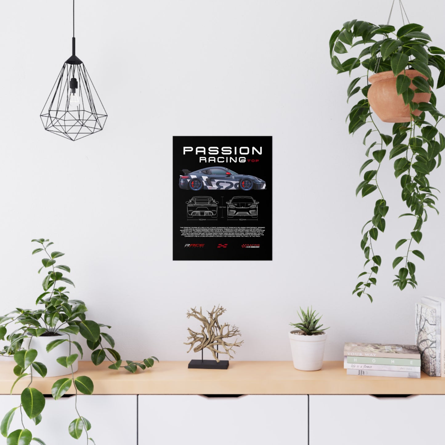 "Cayman" GT3 RS" Matte Poster