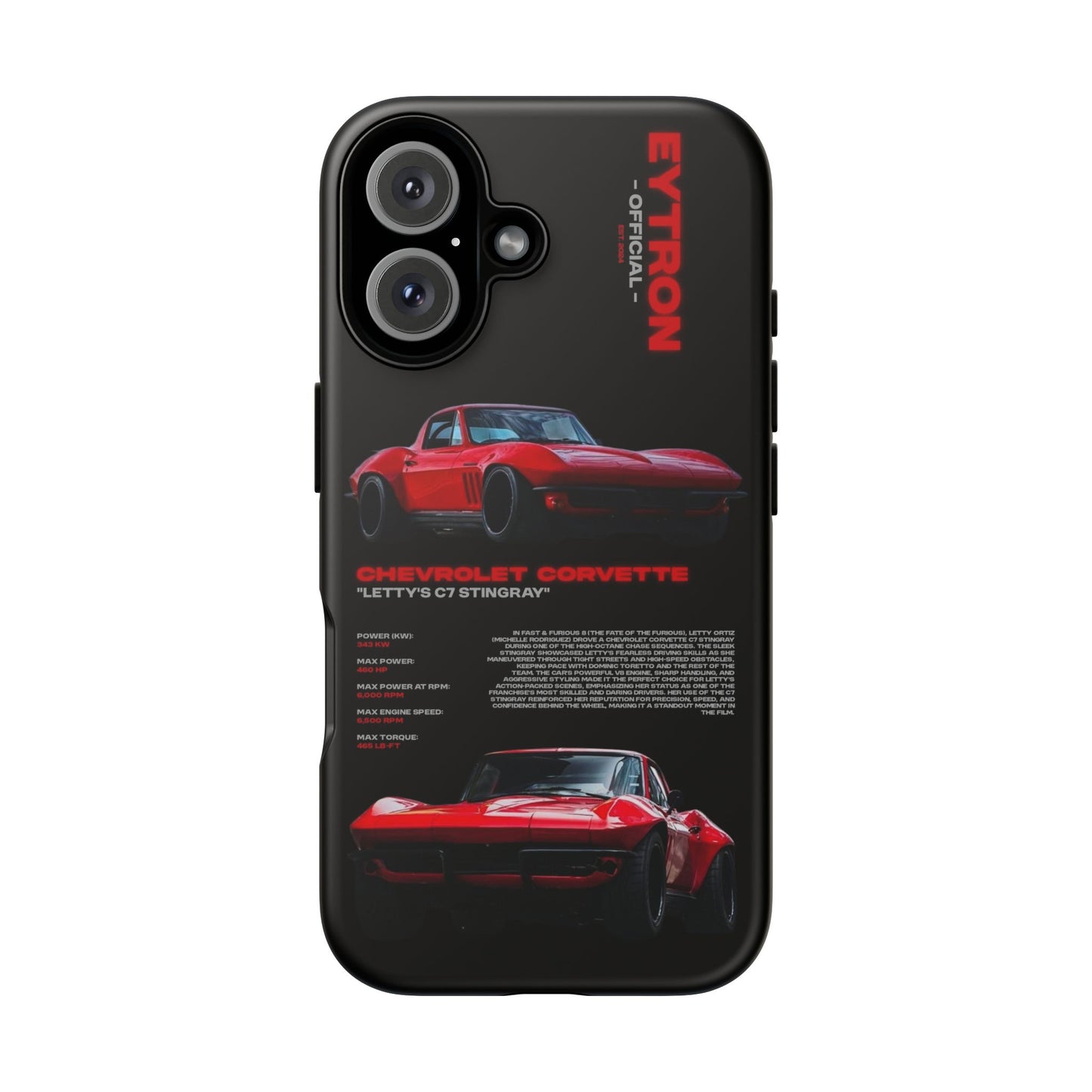 "Letty's C7 Stingray" Sturdy Case