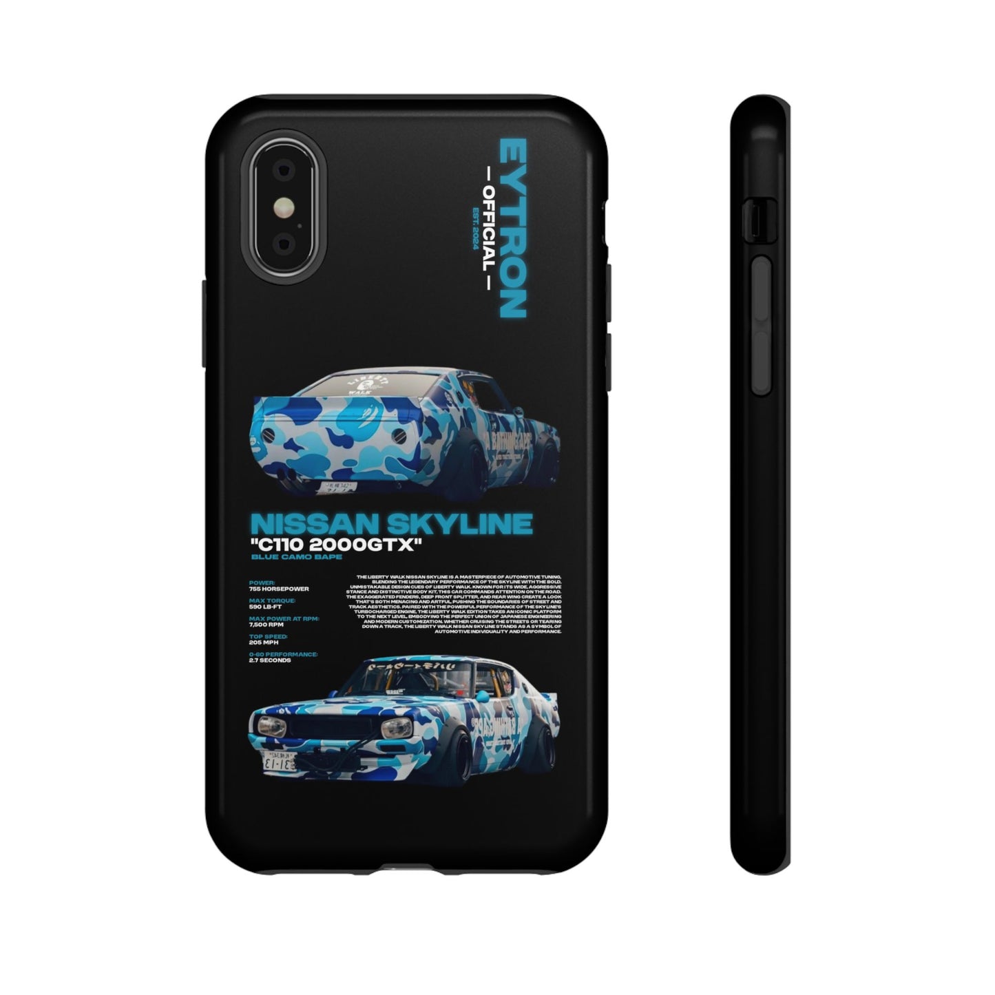 "Blue Camo Bape" Sturdy Case