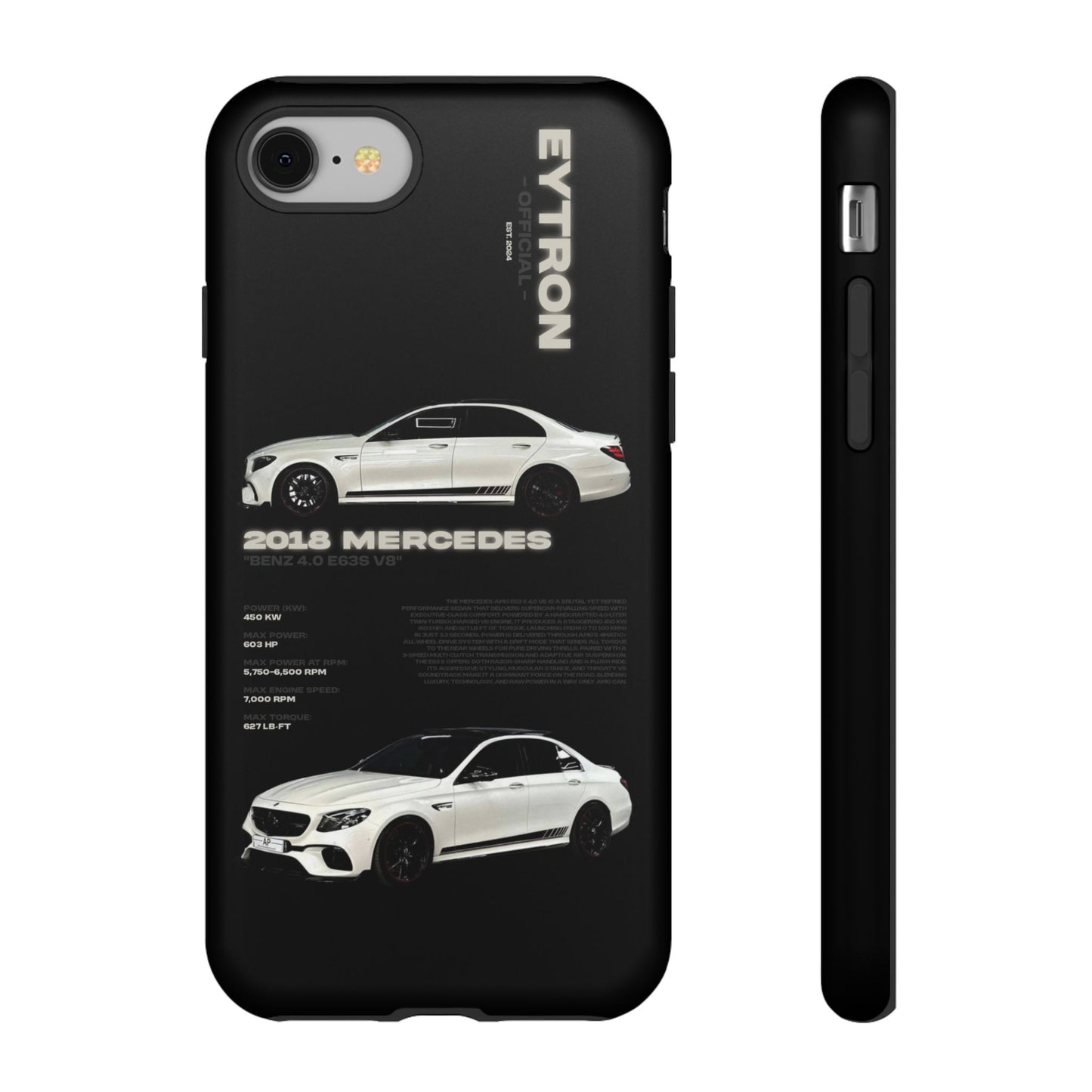 "Benz 4.0 E63S V8" Sturdy Case