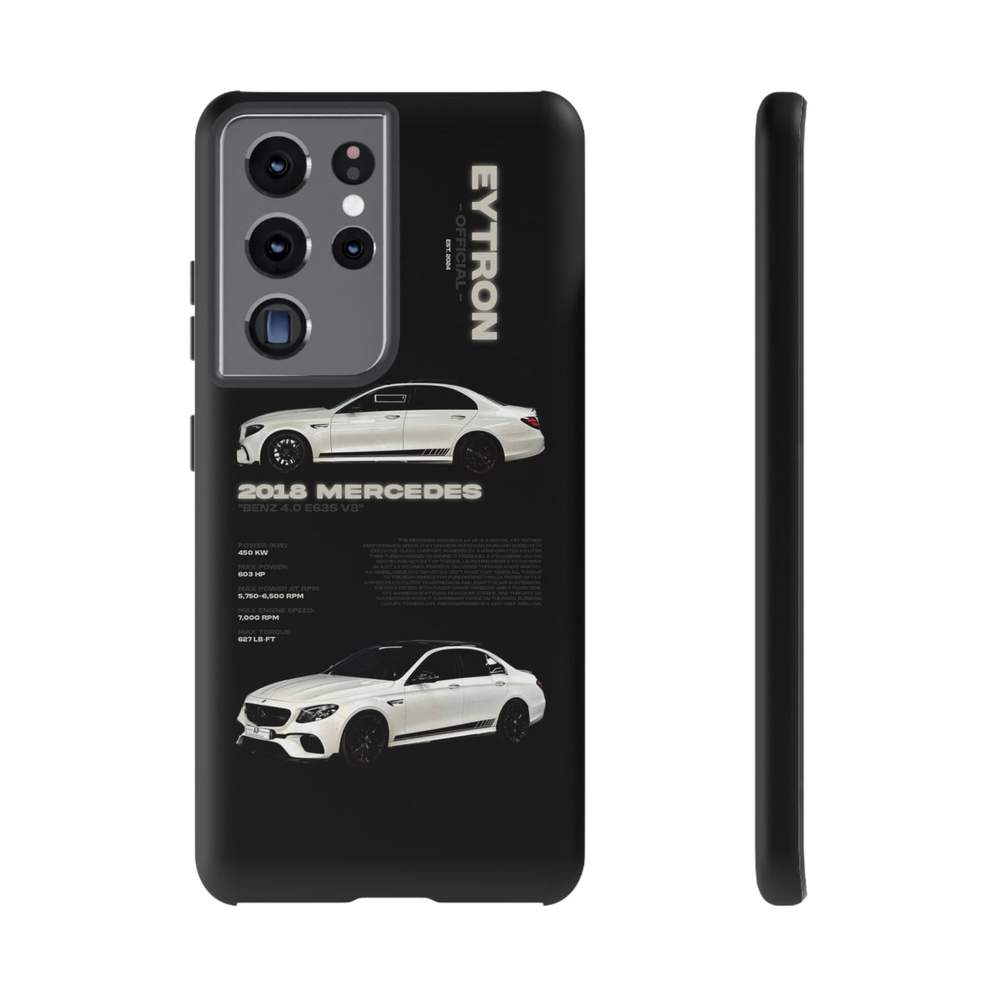 "Benz 4.0 E63S V8" Sturdy Case