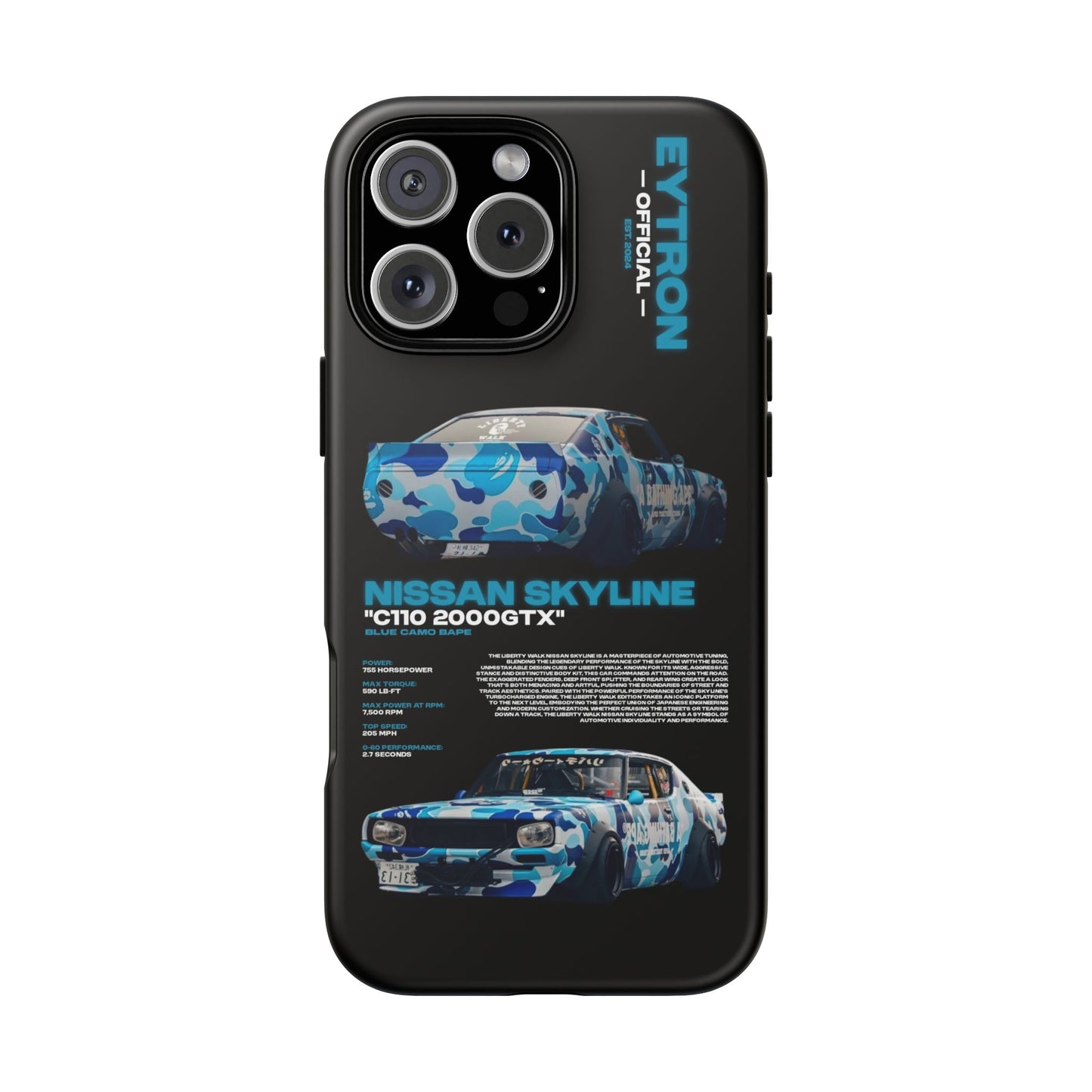 "Blue Camo Bape" Sturdy Case