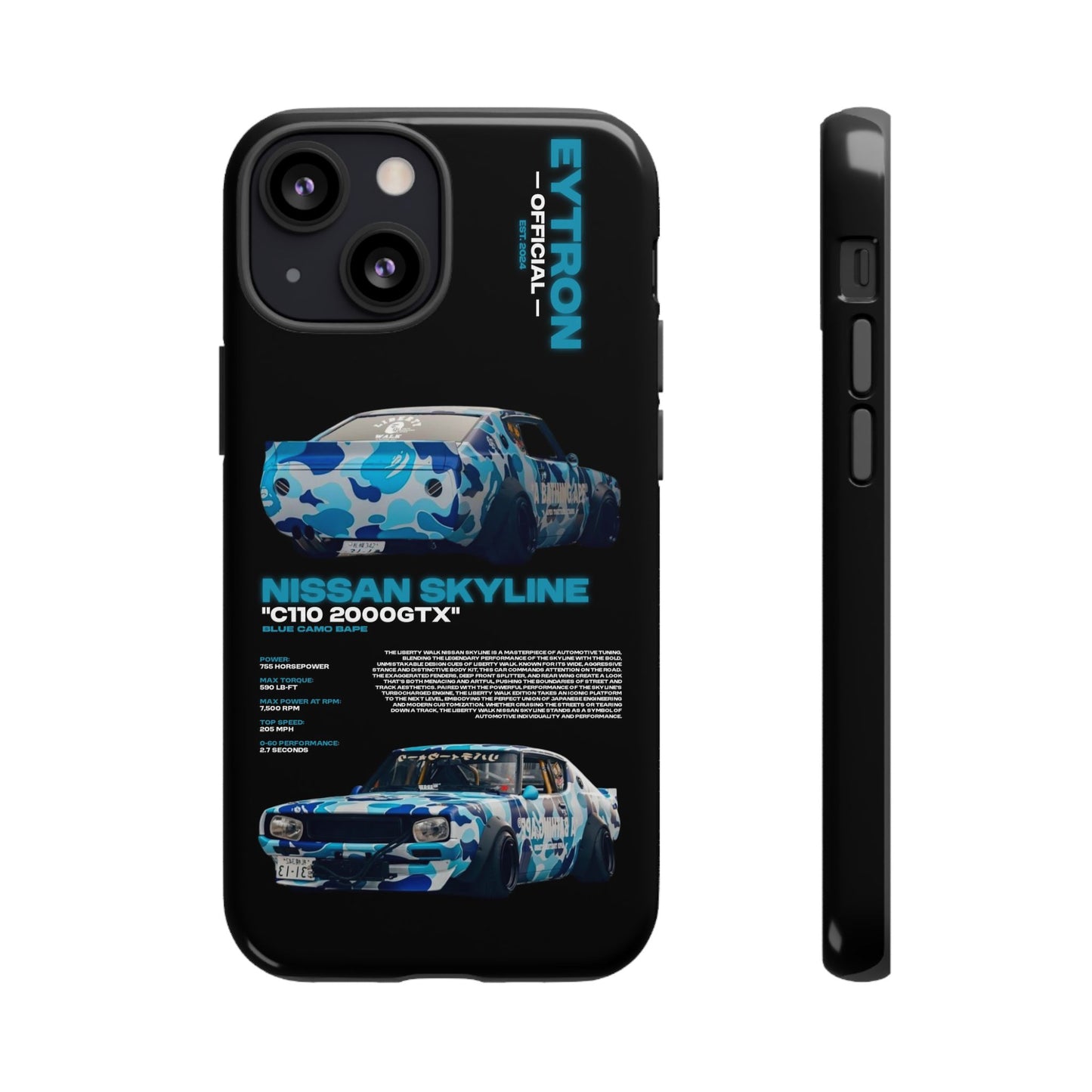 "Blue Camo Bape" Sturdy Case