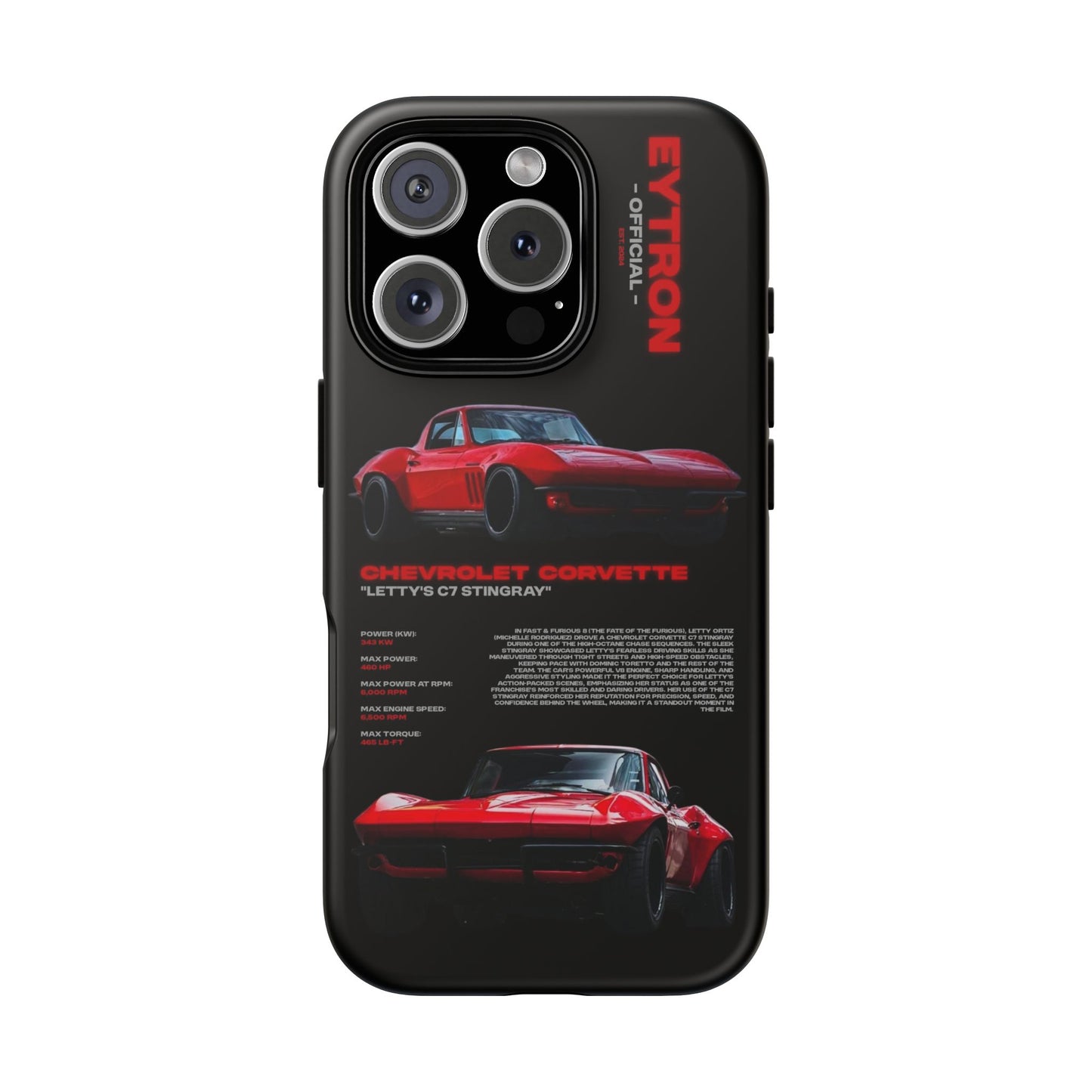 "Letty's C7 Stingray" Sturdy Case