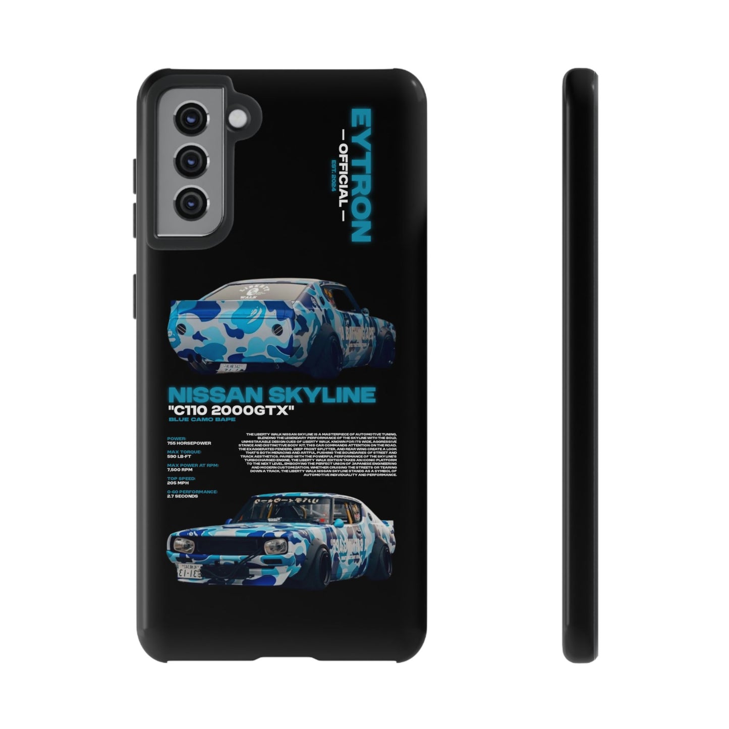 "Blue Camo Bape" Sturdy Case