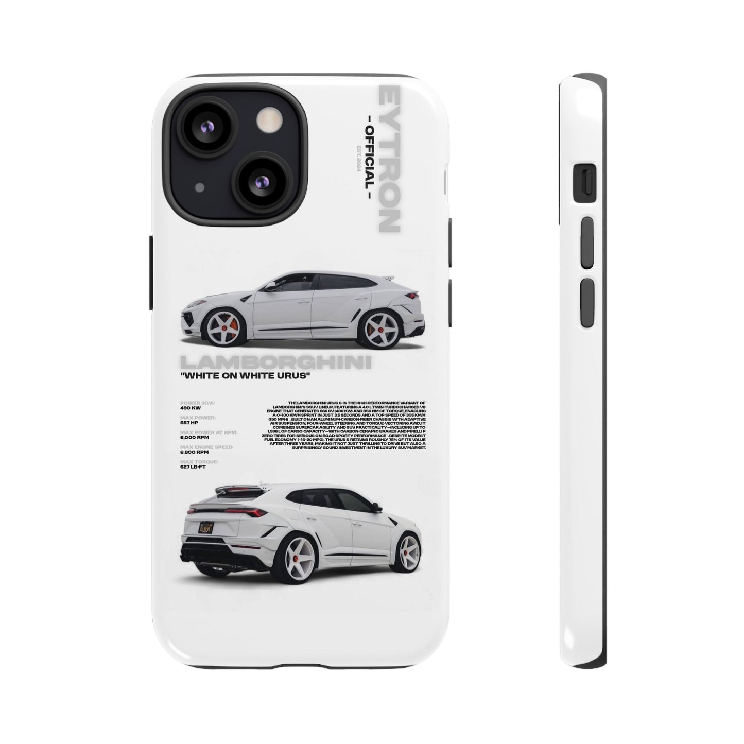 "White On White Urus" Sturdy Case