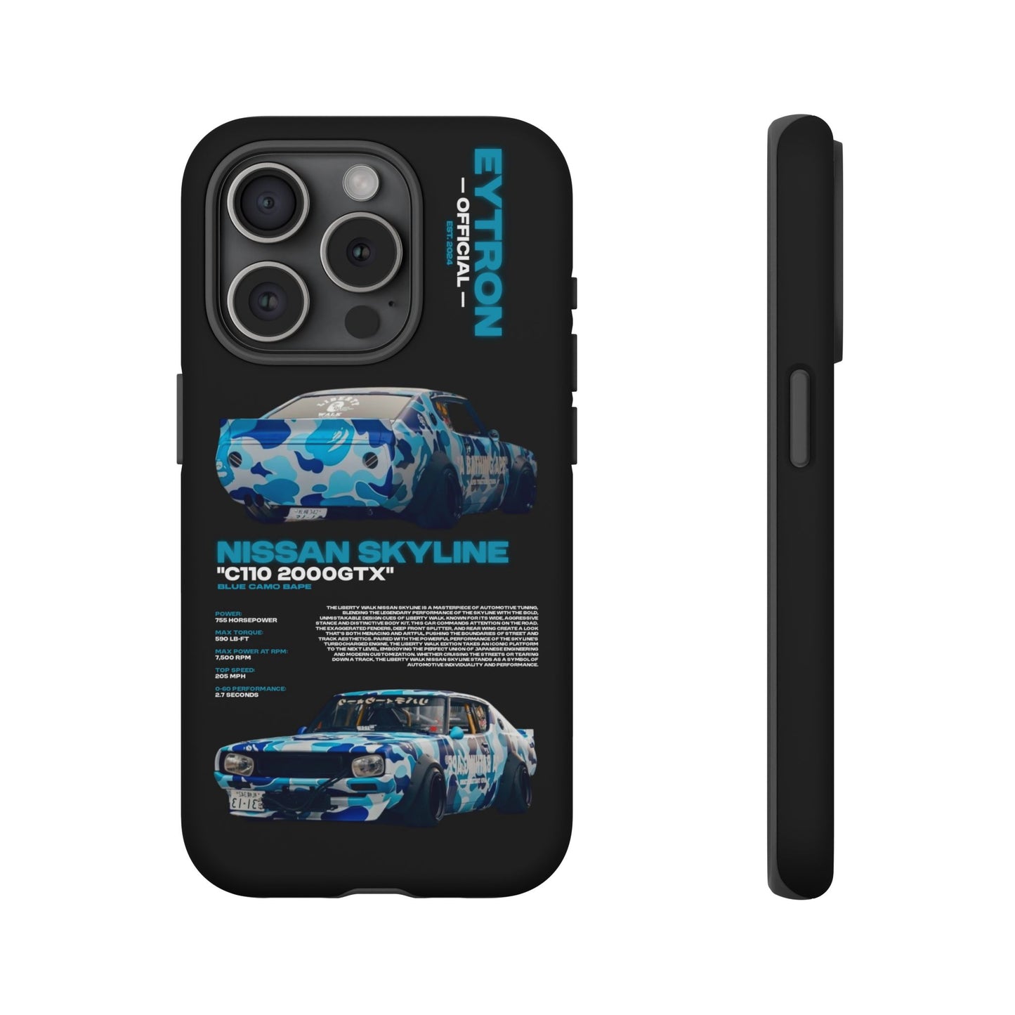 "Blue Camo Bape" Sturdy Case