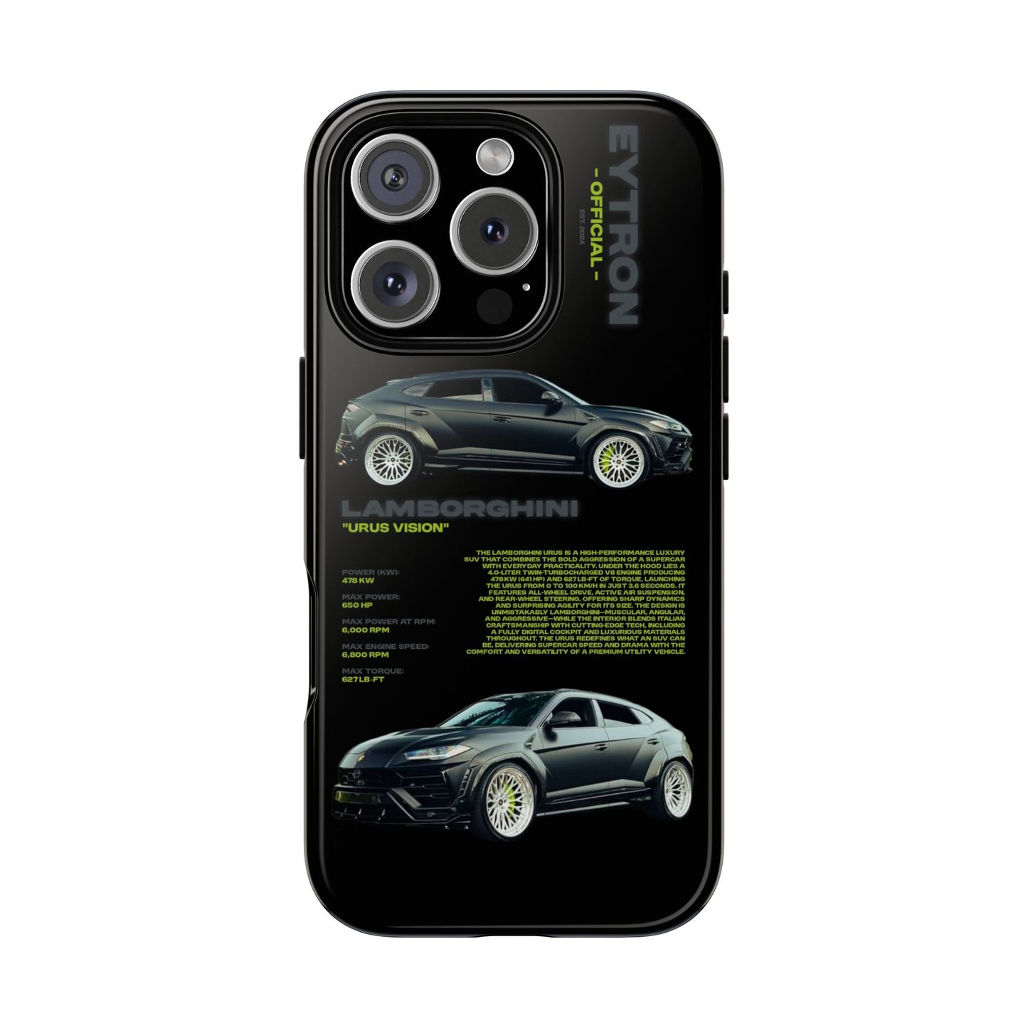 "Urus Vision" Sturdy Case