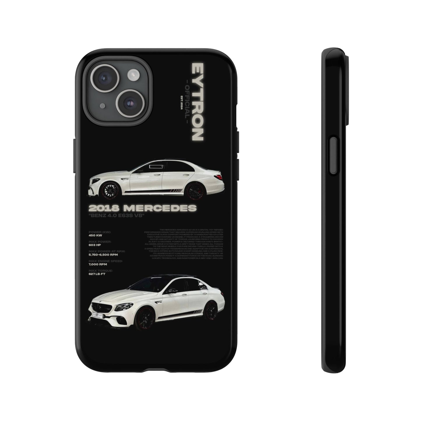 "Benz 4.0 E63S V8" Sturdy Case
