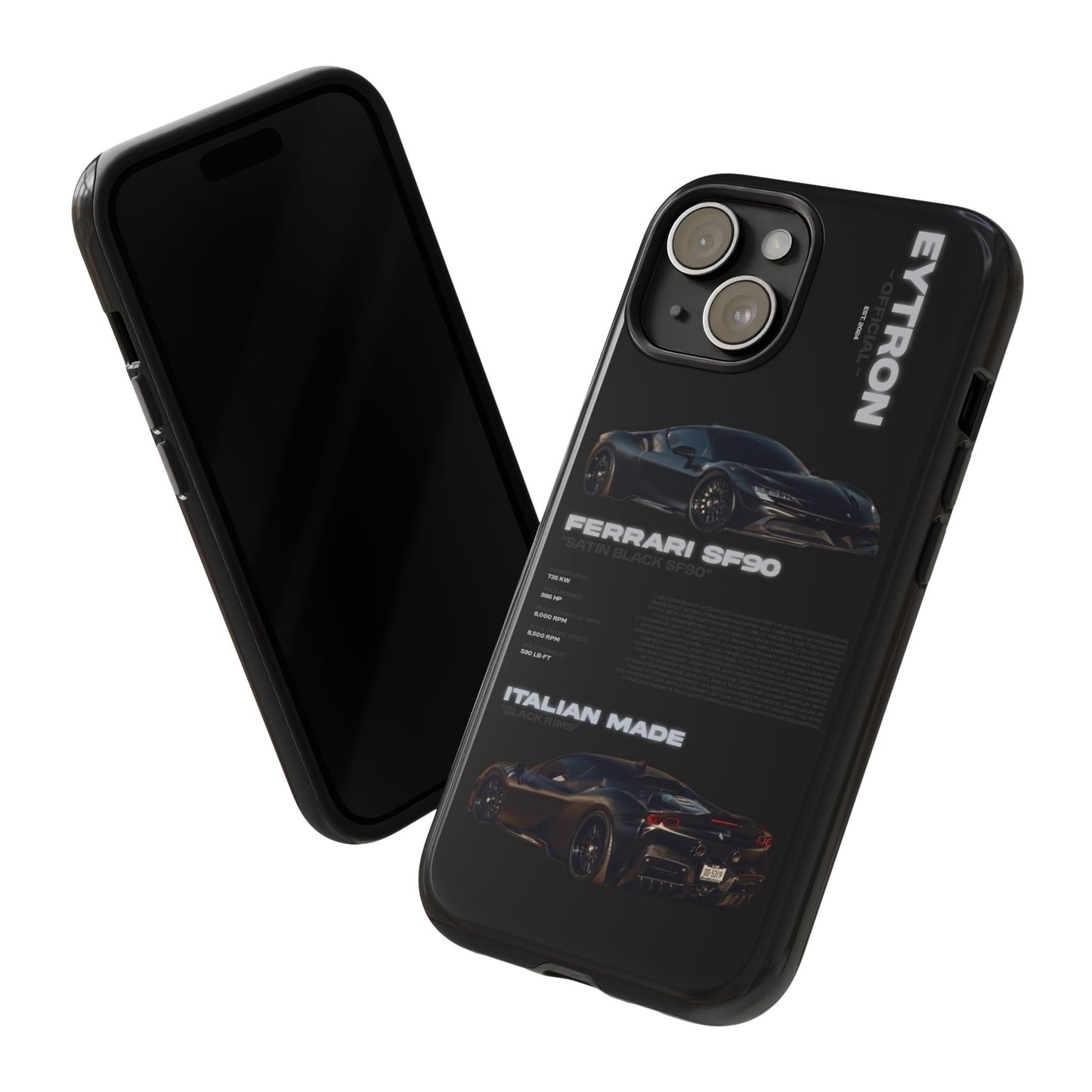 "Satin Black SF90" Sturdy Case