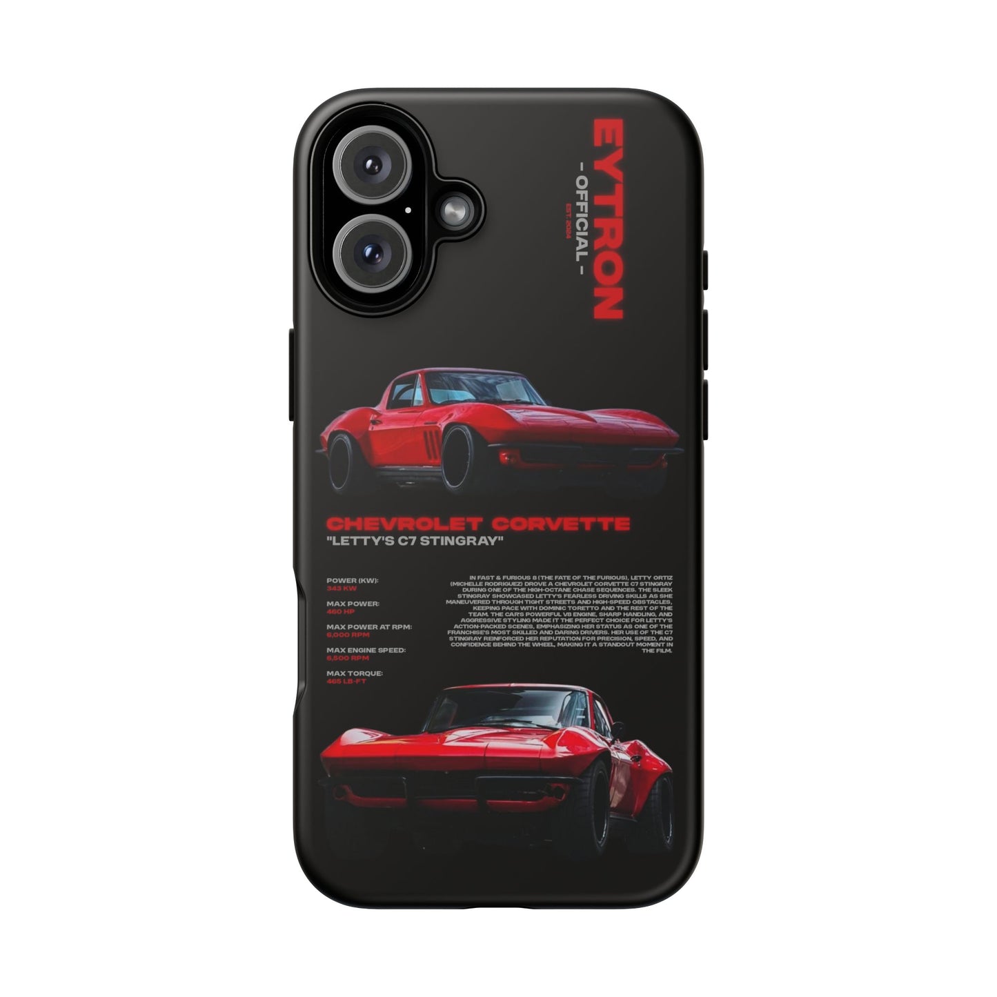 "Letty's C7 Stingray" Sturdy Case