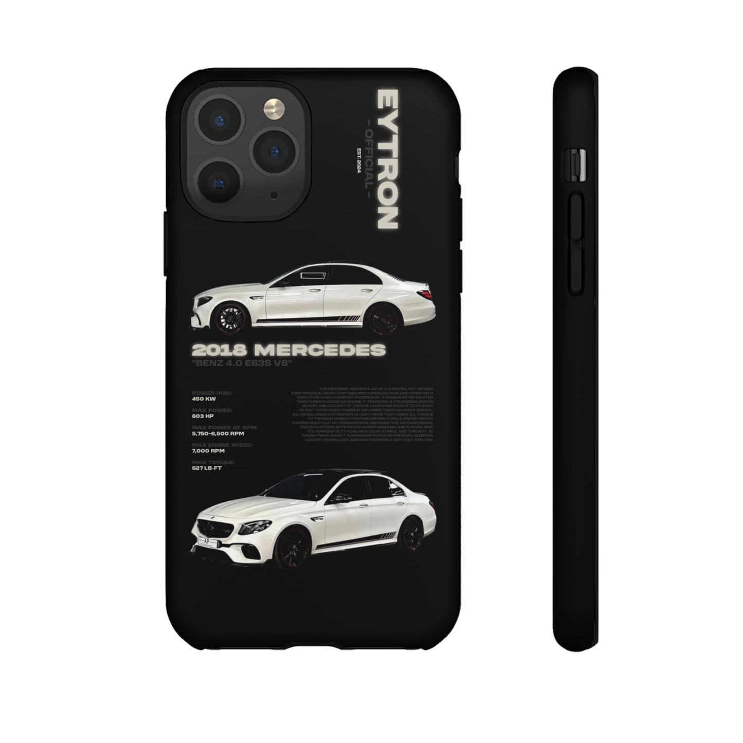 "Benz 4.0 E63S V8" Sturdy Case