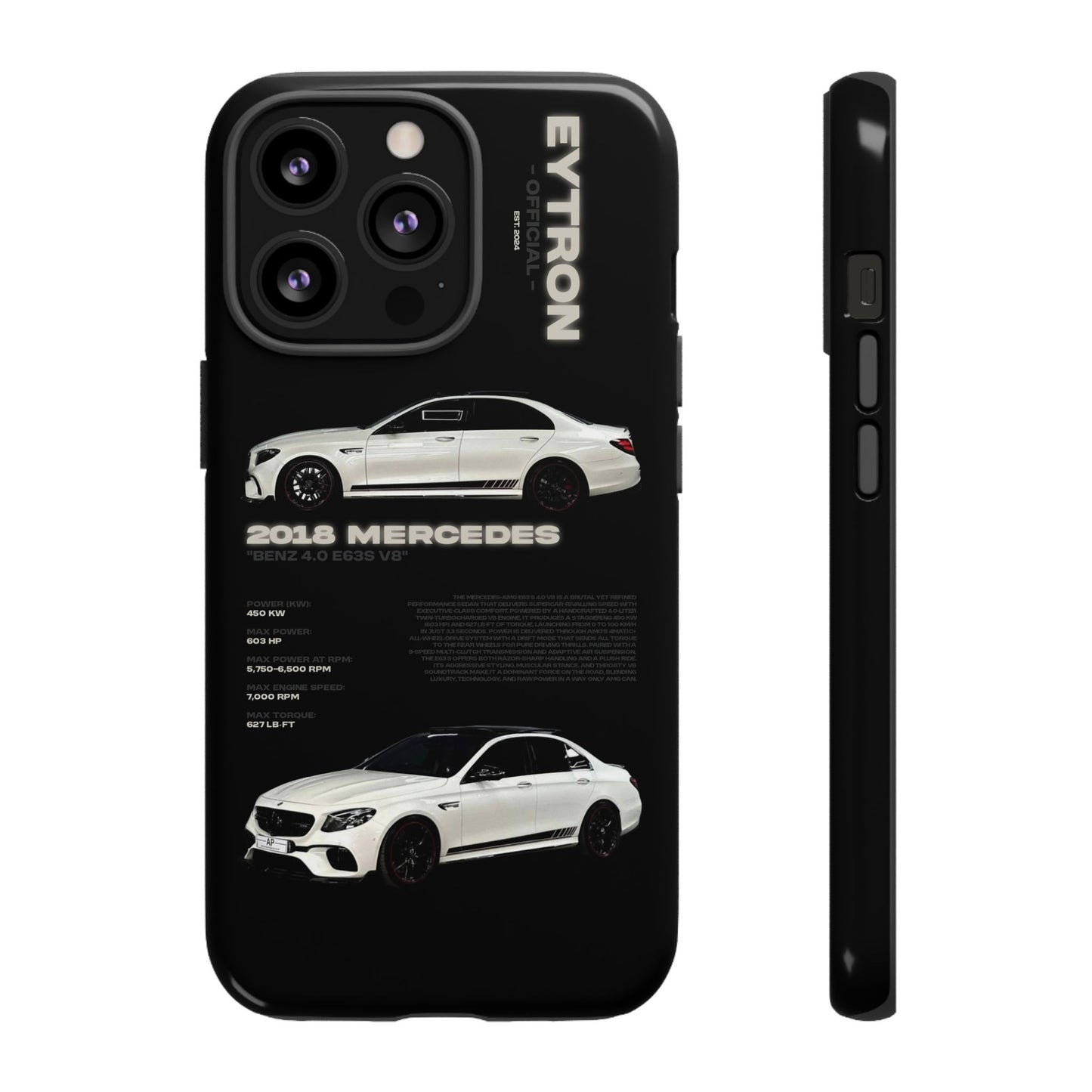 "Benz 4.0 E63S V8" Sturdy Case