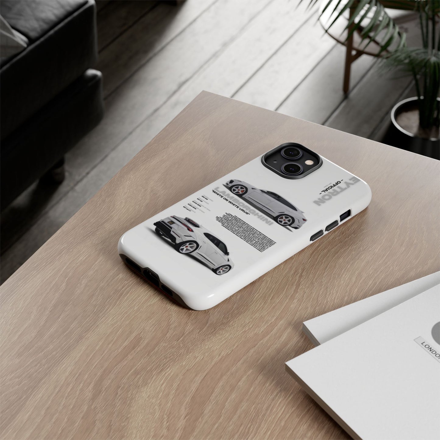 "White On White Urus" Sturdy Case
